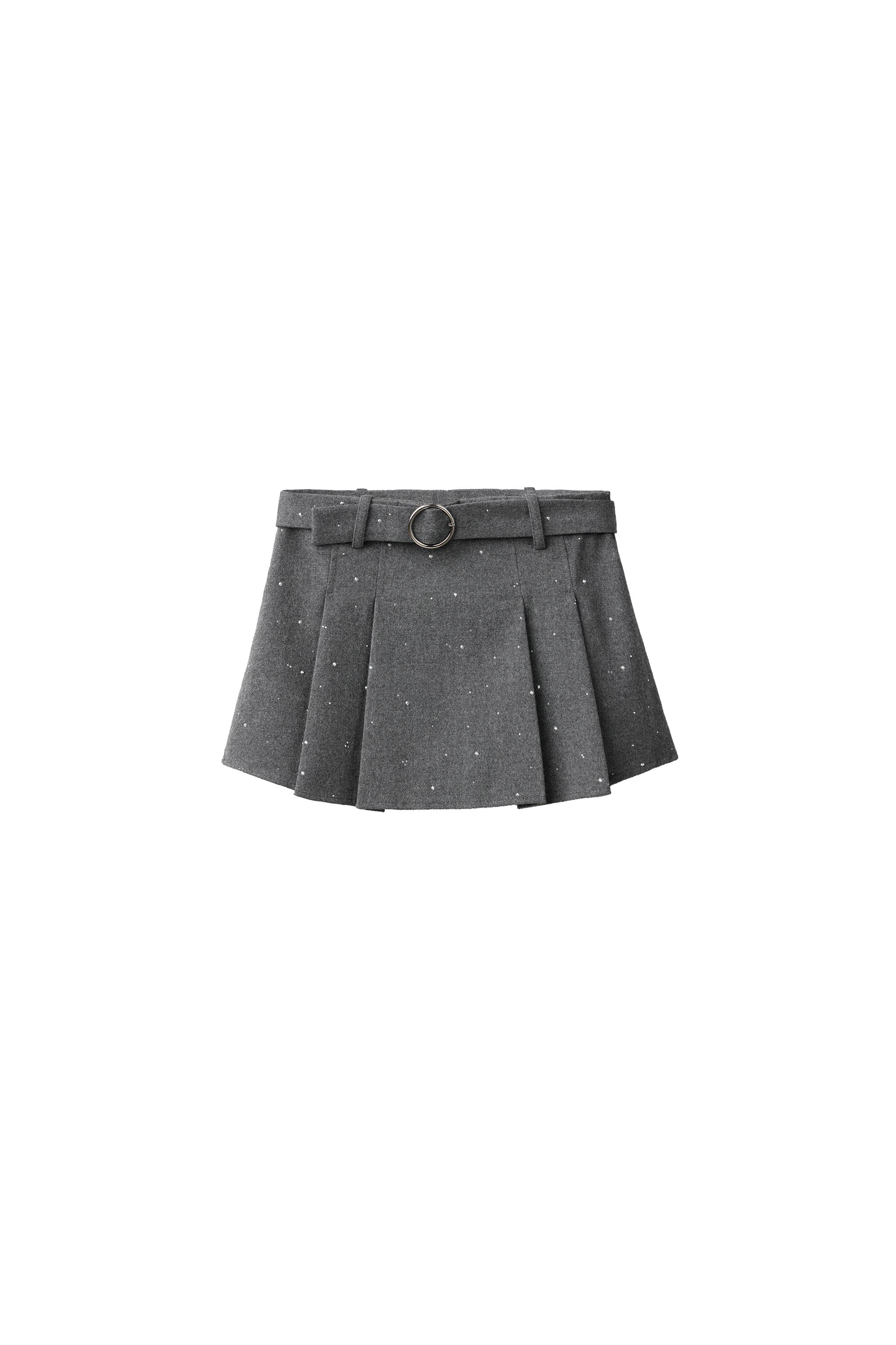 ЮБКА С РЕМНЕМ И СТРАЗАМИ — ZARA