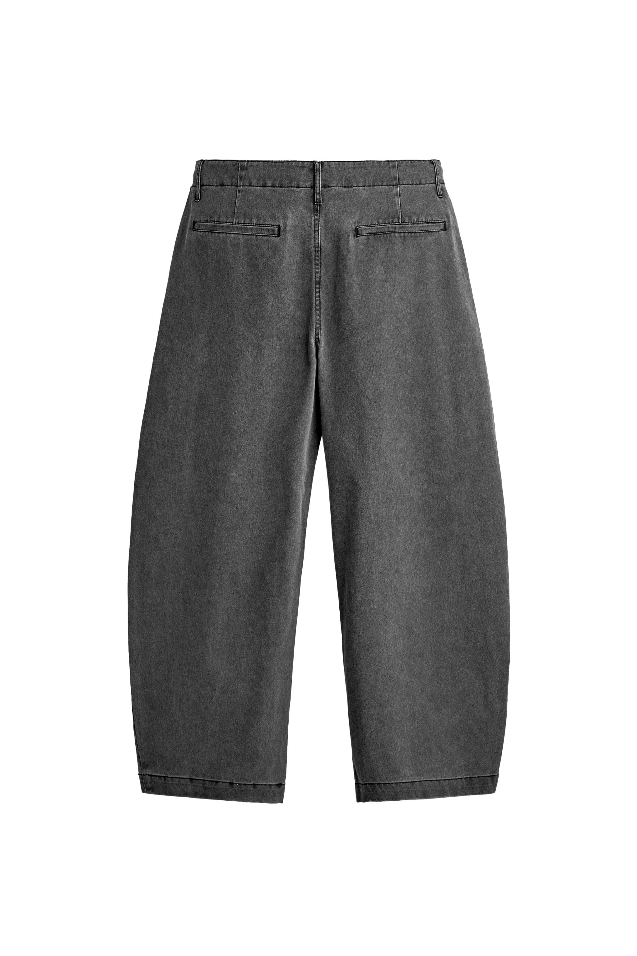 Брюки силуэта "баллон" с декоративной строчкой — ZARA