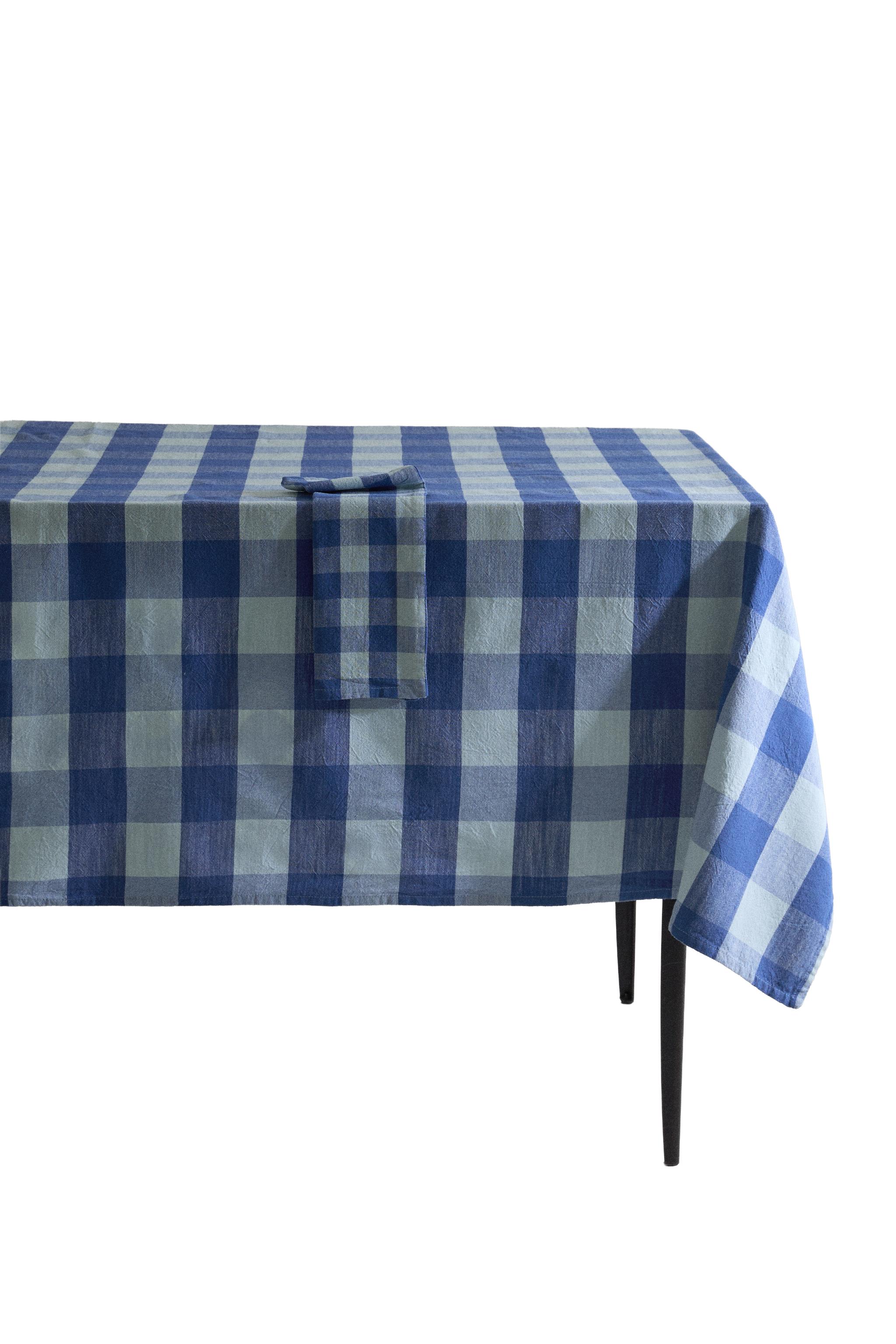 СКАТЕРТЬ В КЛЕТКУ ИЗ ХЛОПКА — Zara Home