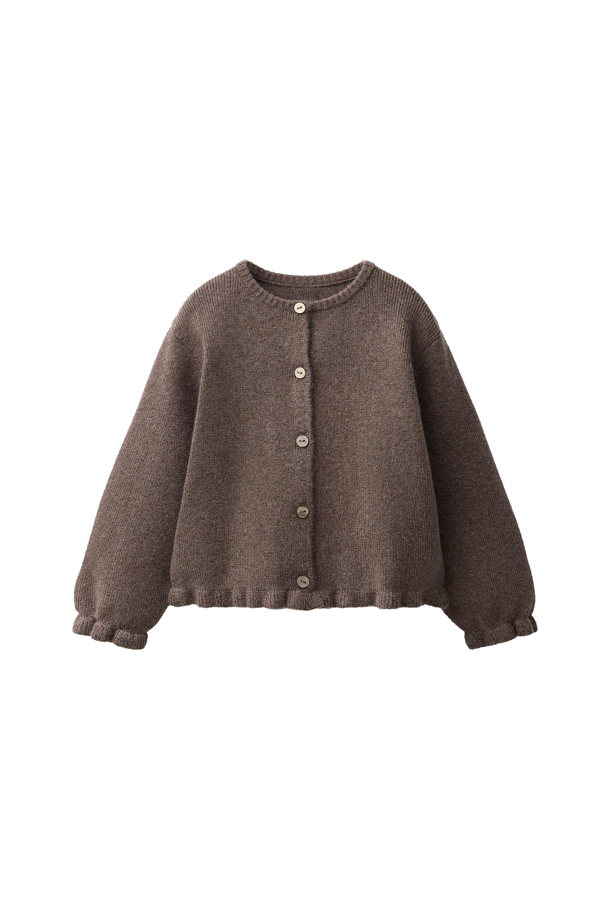 КАРДИГАН С ОБОРКАМИ — ZARA
