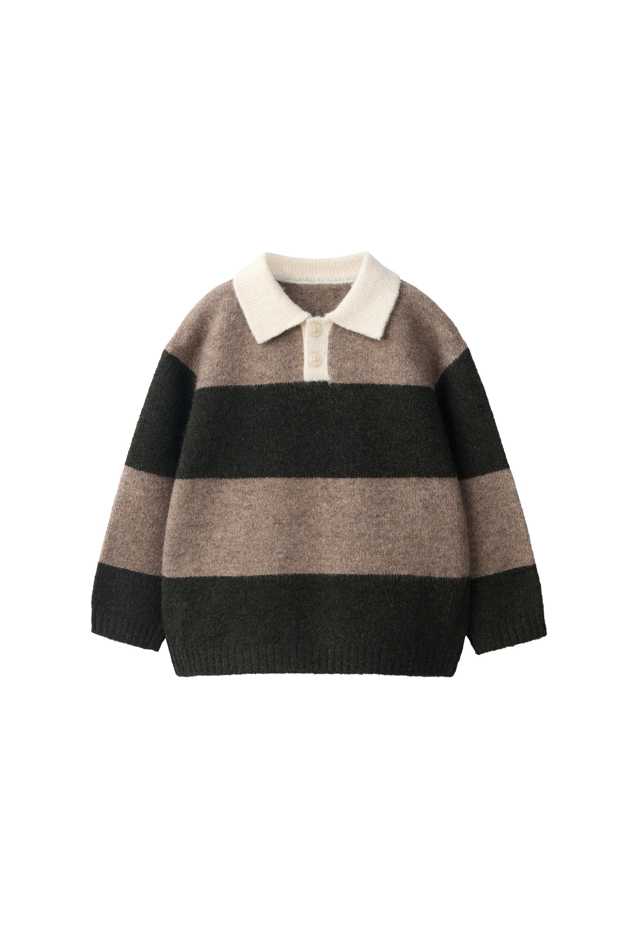 ТРИКОТАЖНОЕ ПОЛО SOFT TOUCH В ПОЛОСКУ — ZARA