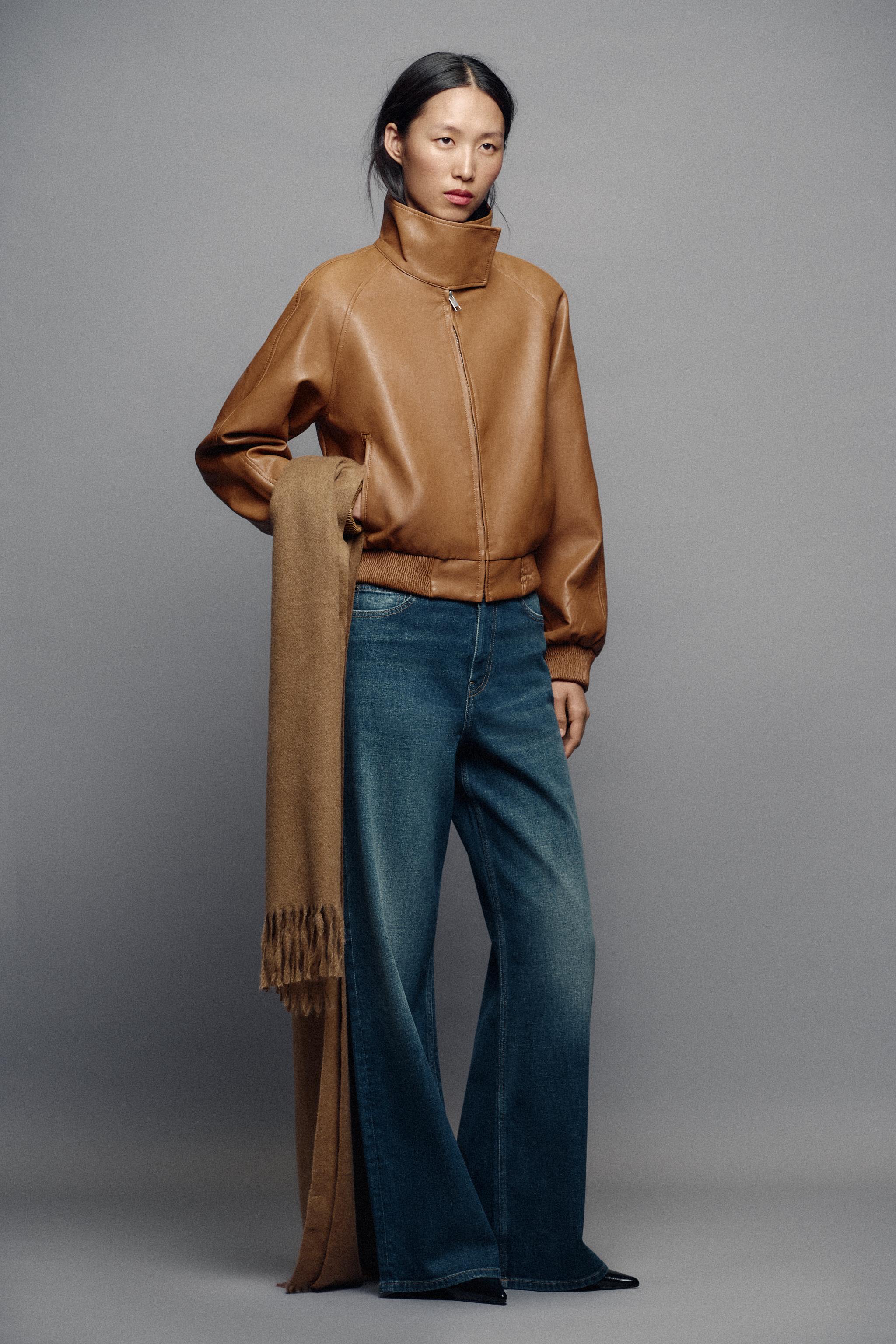 КУРТКА ИЗ ИСКУССТВЕННОЙ КОЖИ — ZW COLLECTION — ZARA