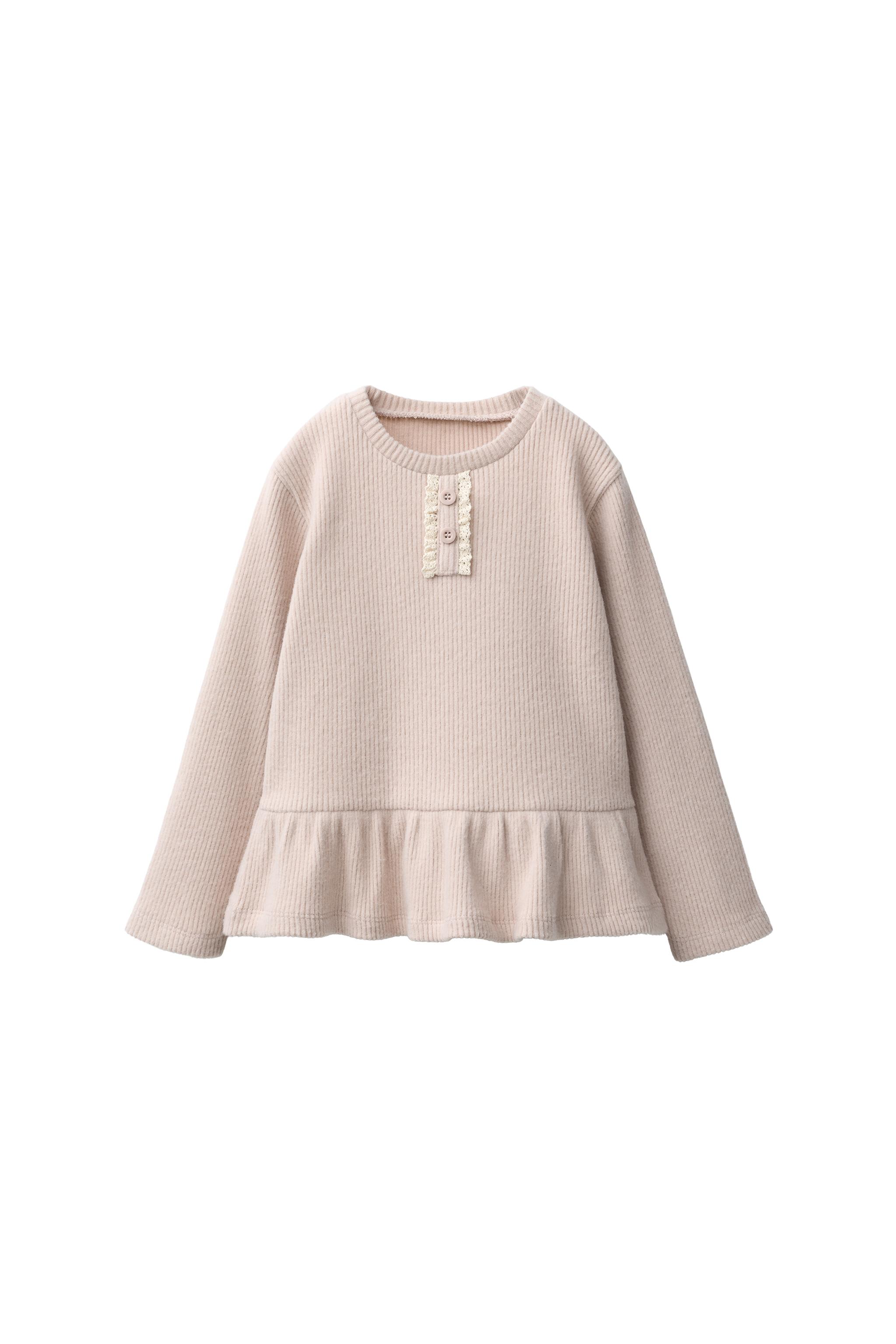 ФУТБОЛКА МЯГКАЯ В РУБЧИК С БАСКОЙ — ZARA