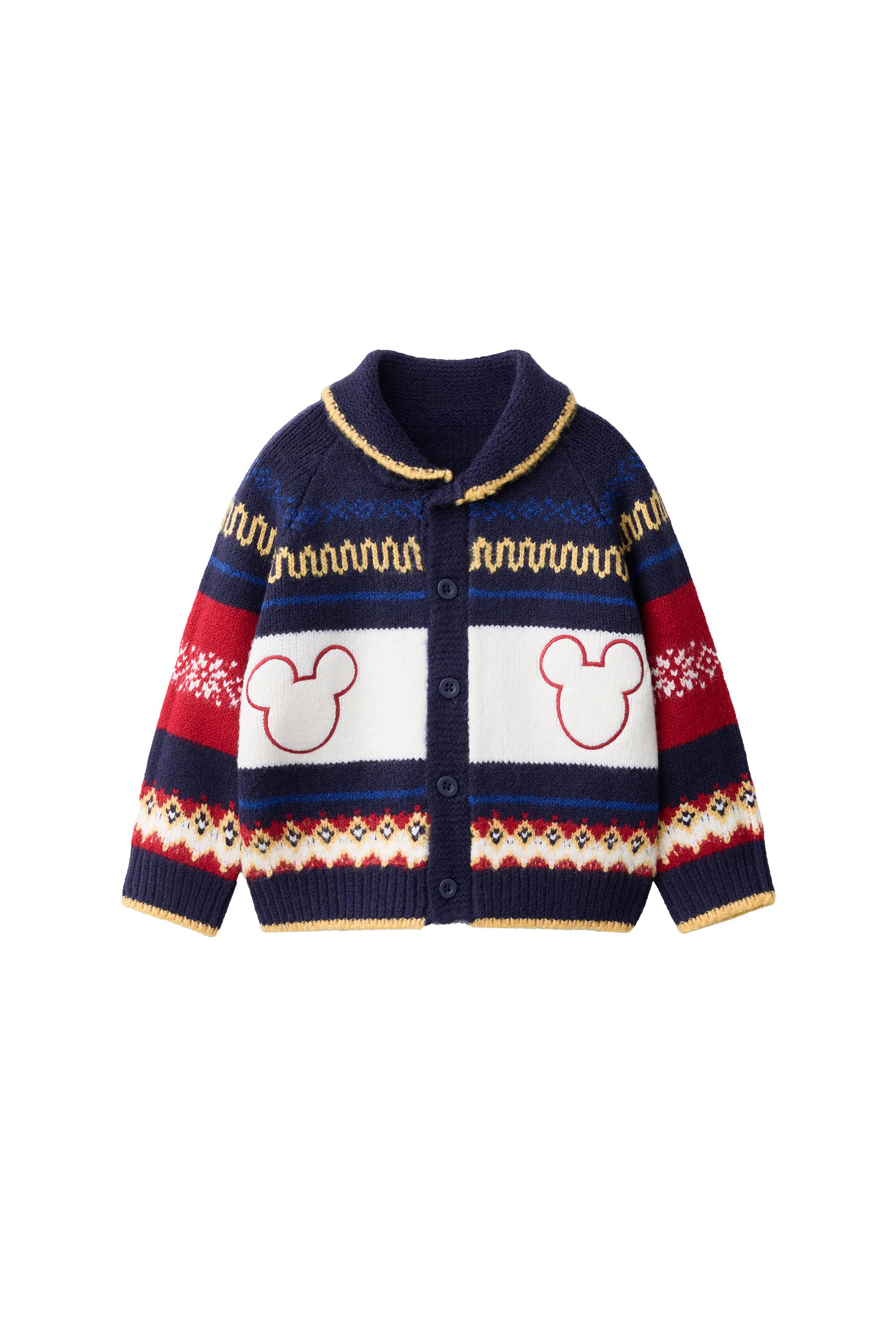 ТРИКОТАЖНЫЙ ЖАКЕТ С ЖАККАРДОВЫМ ПРИНТОМ MICKEY MOUSE © DISNEY — ZARA