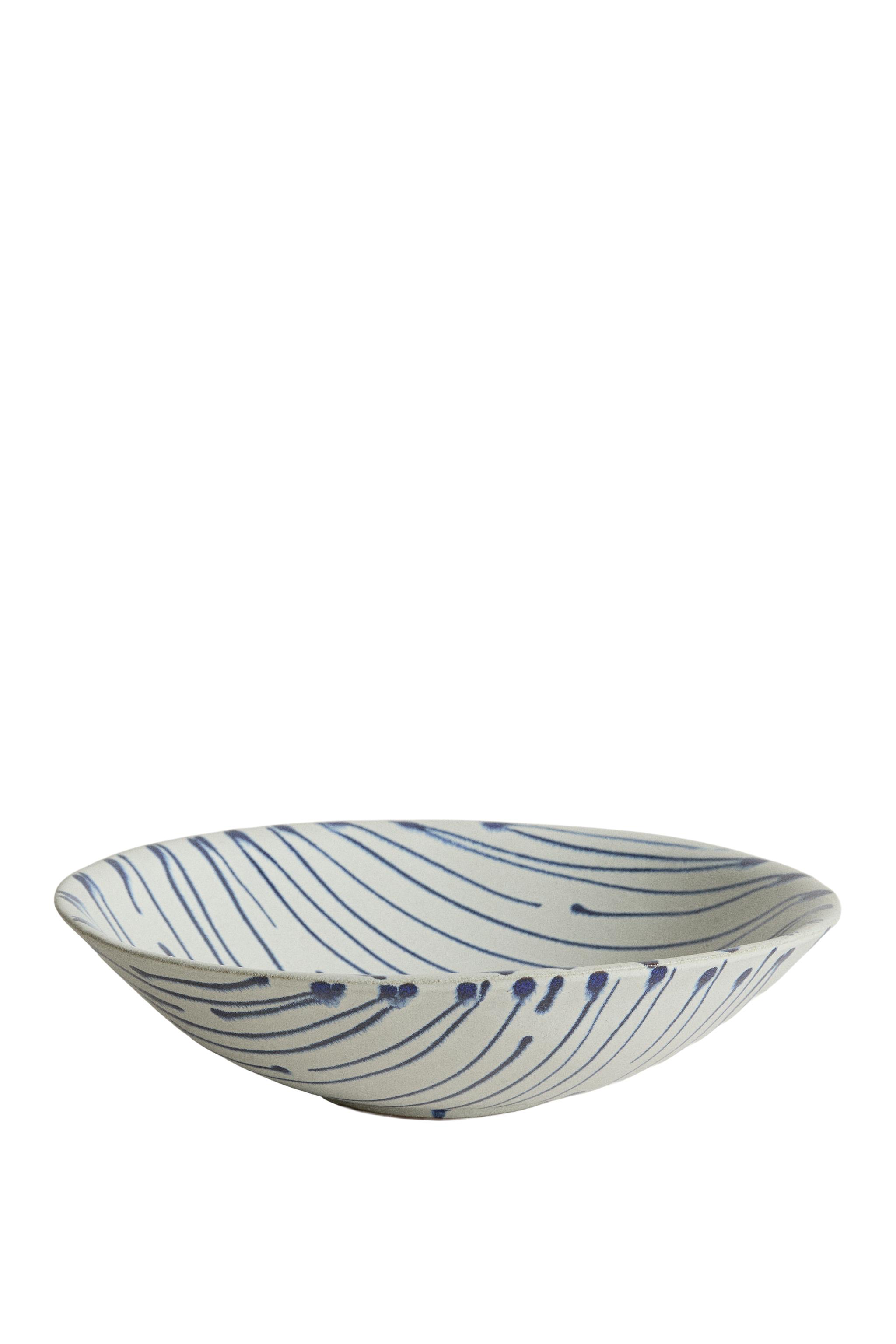 ПОЛЕВАЯ САЛАТНИЦА С ПОЛОСКАМИ — Zara Home