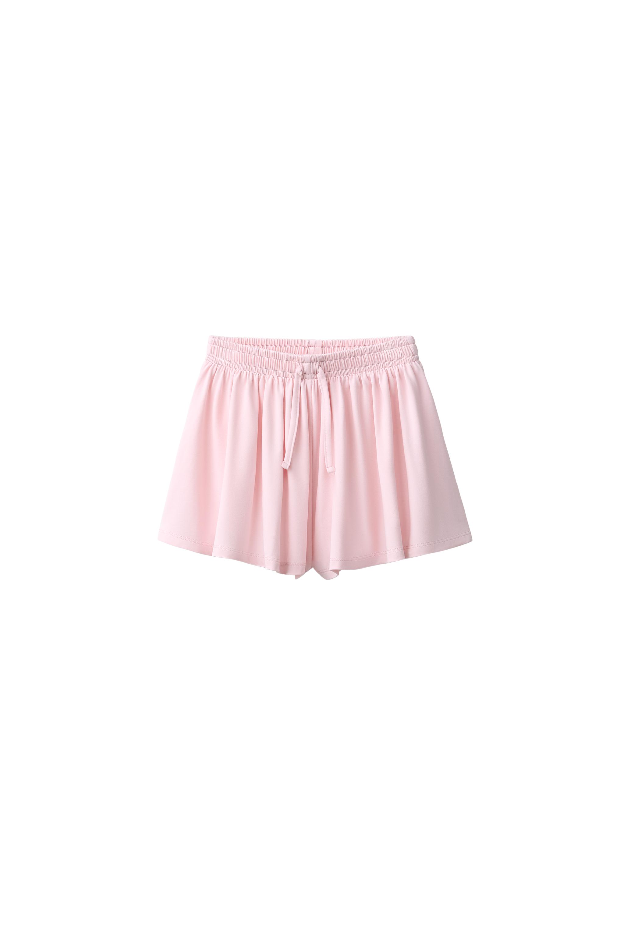 Спортивные струящиеся бермуды из смесового модала — ZARA