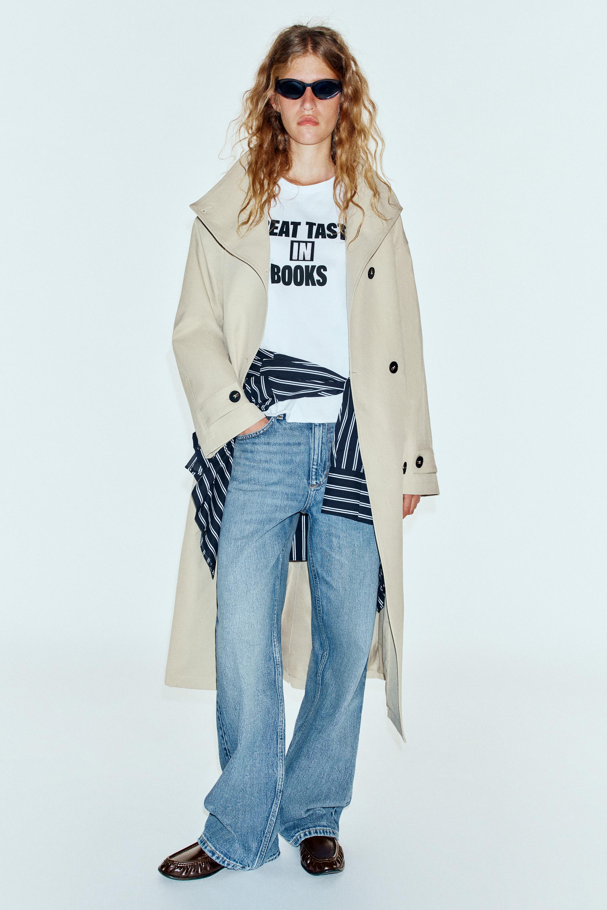 ФУТБОЛКА С НАДПИСЬЮ — ZARA