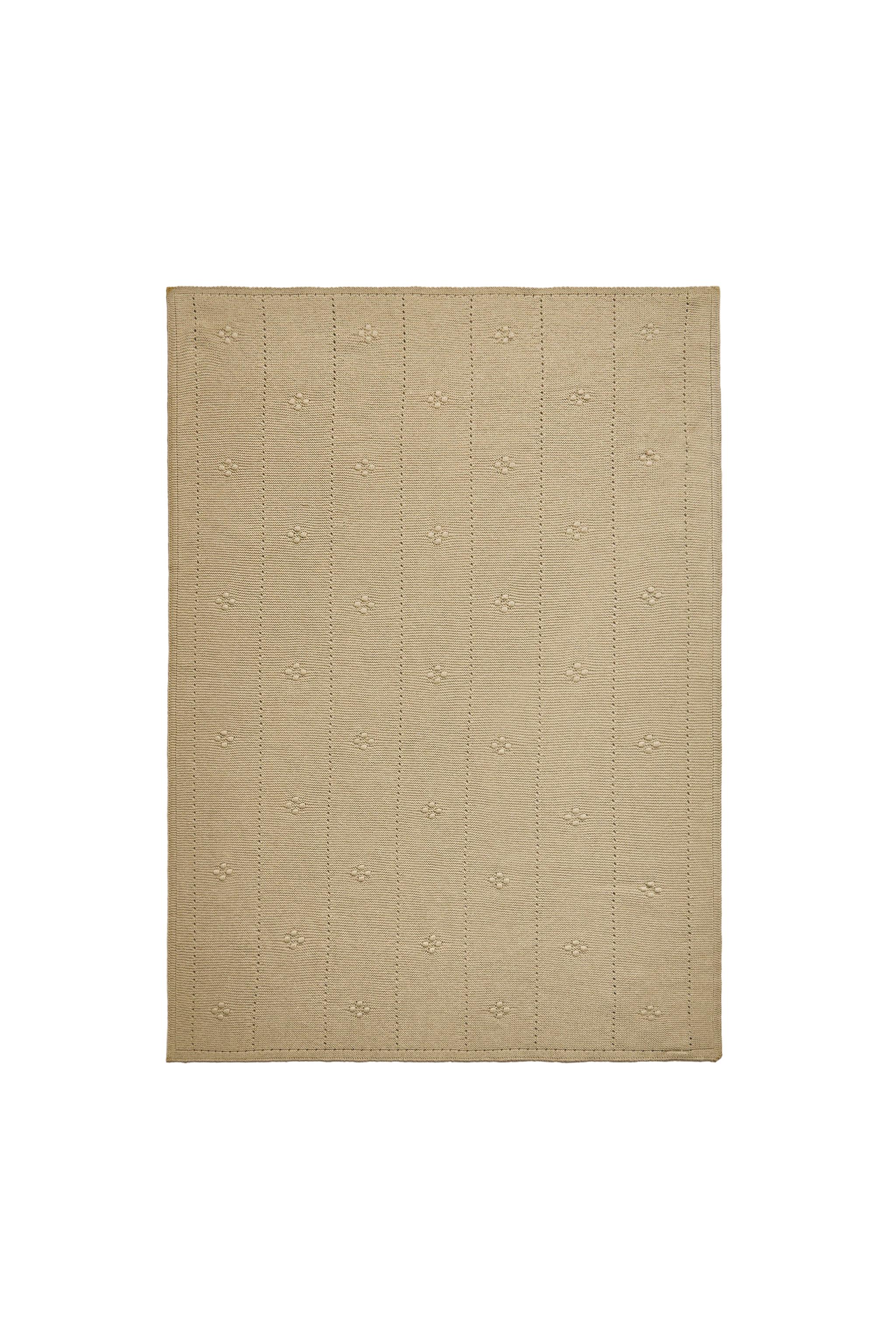 ДЕТСКОЕ ОДЕЯЛО ИЗ ХЛОПКА С АЖУРНОЙ ВЯЗКОЙ — Zara Home