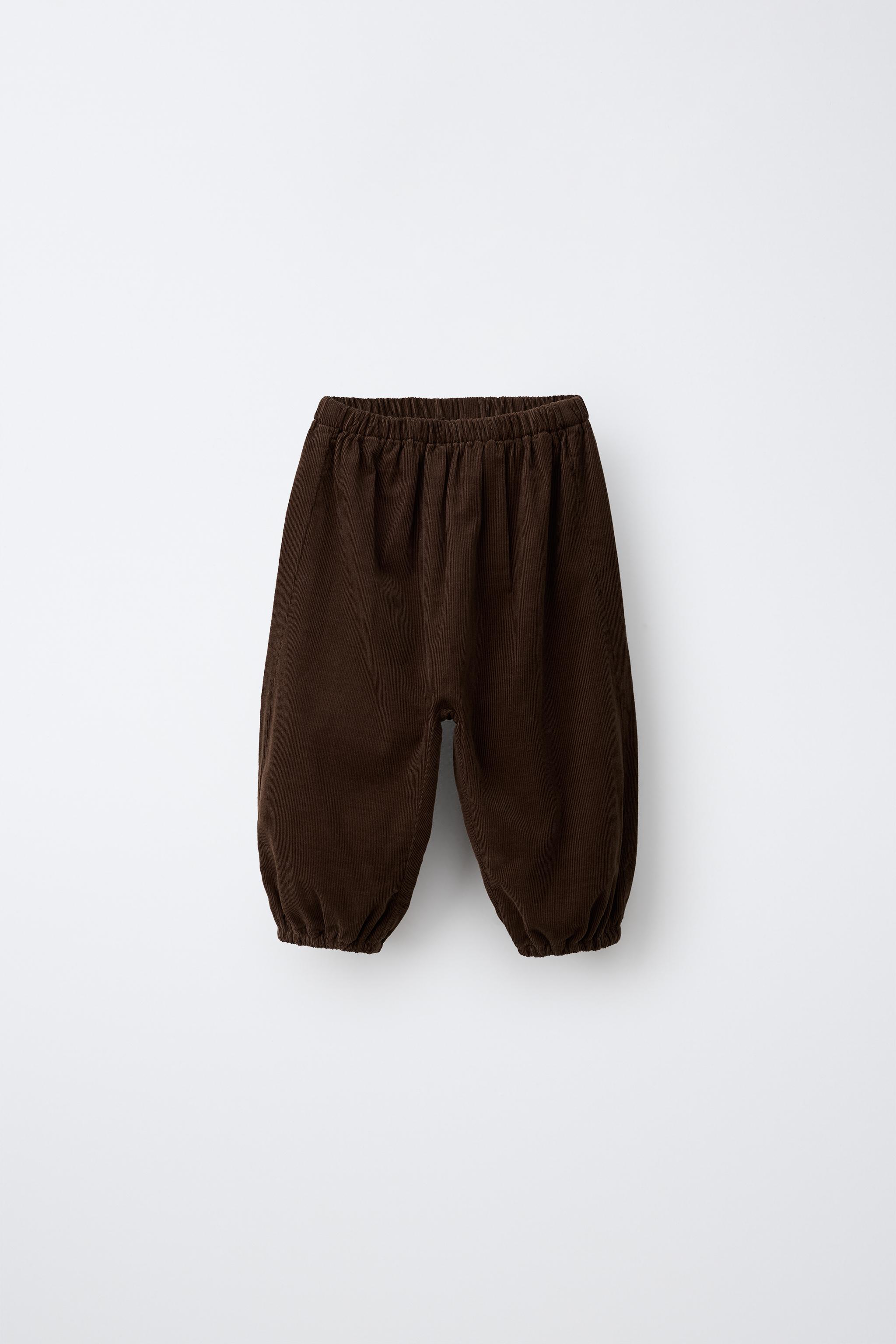 ДЖОГГЕРЫ ИЗ ТОНКОГО ВЕЛЬВЕТА — ZARA