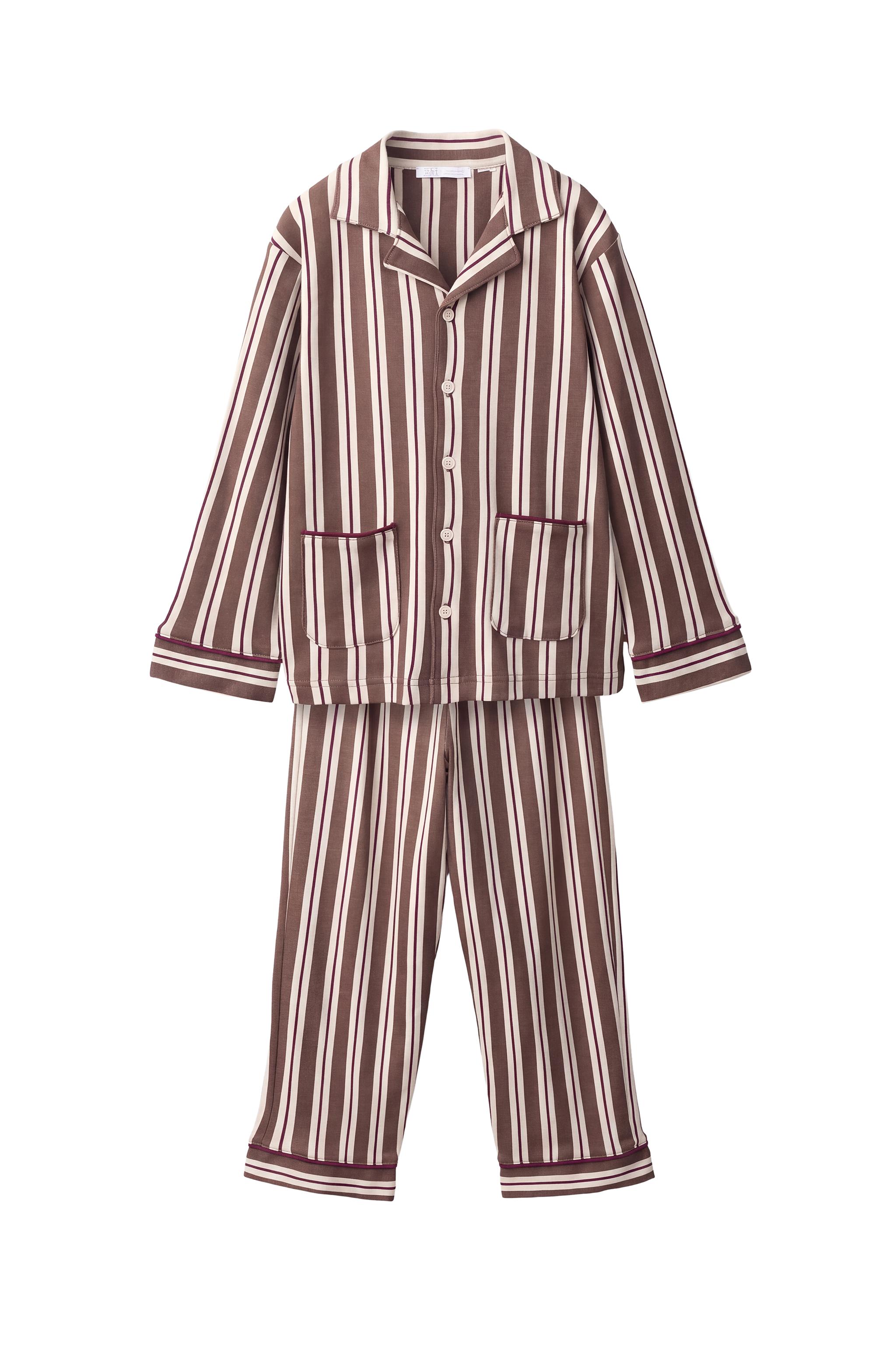 6-14 ЛЕТ/ ПИЖАМА В ПОЛОСКУ С КАРМАНАМИ — ZARA