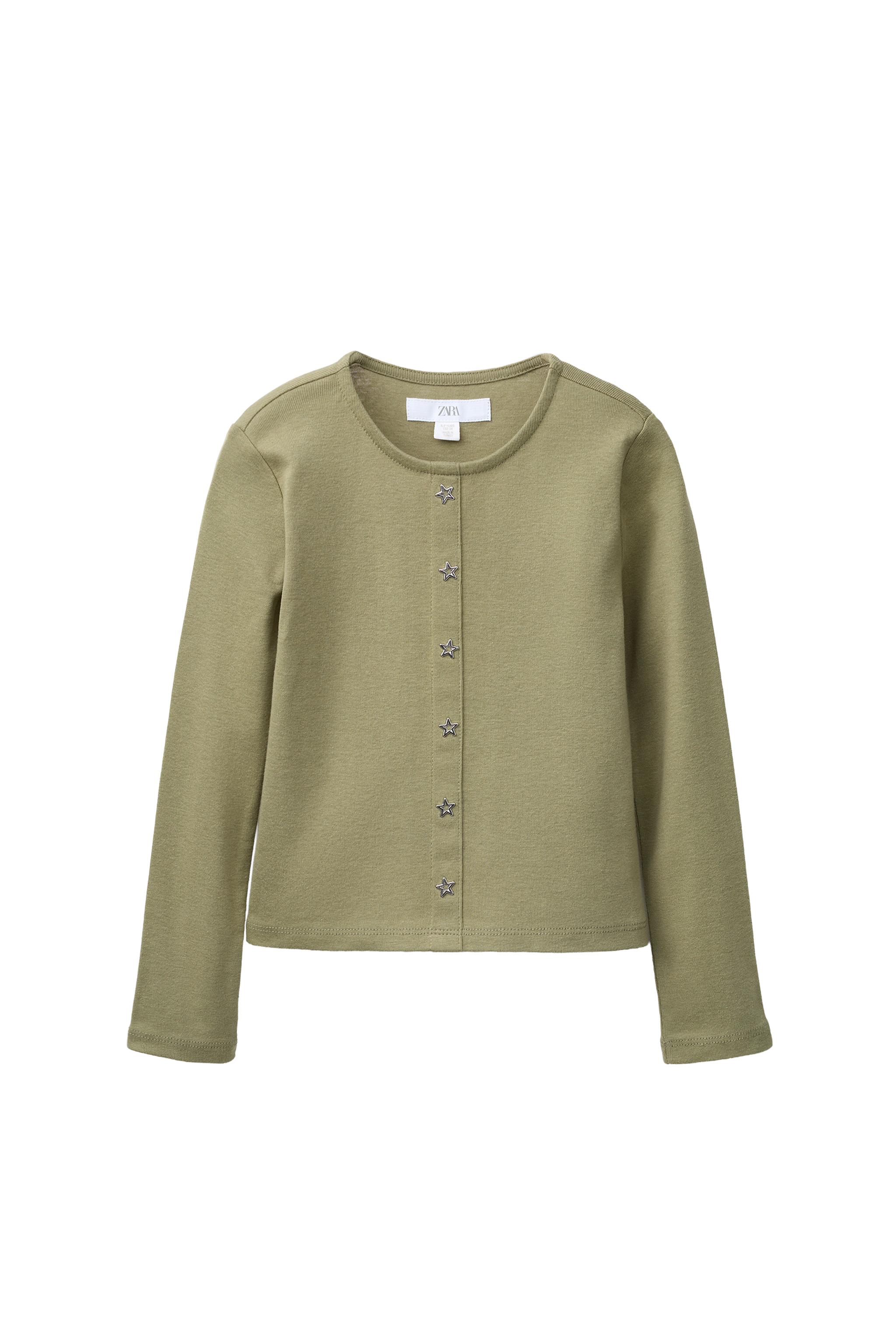 ЛОНГСЛИВ С ЗВЕЗДАМИ — ZARA