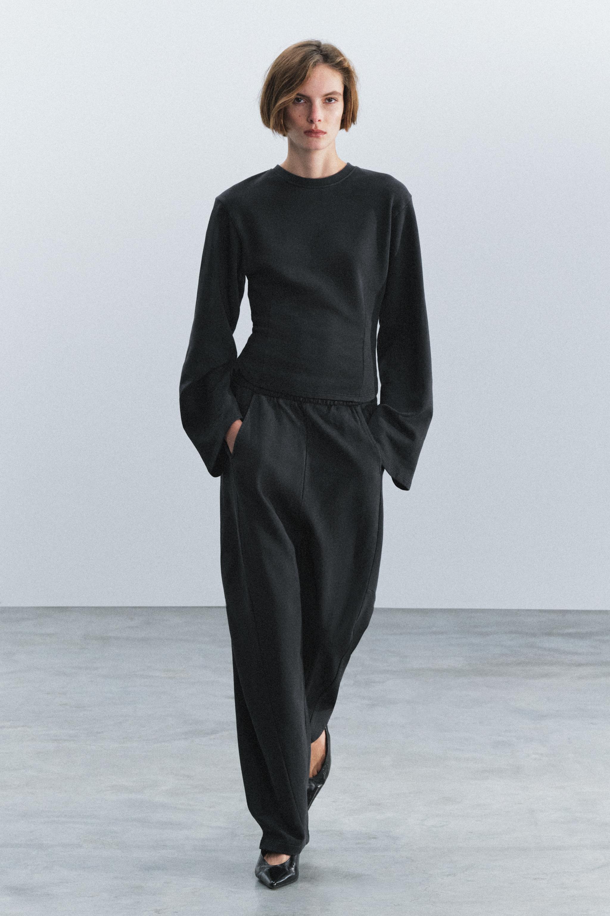 Свитшот с длинным рукавом — ZARA