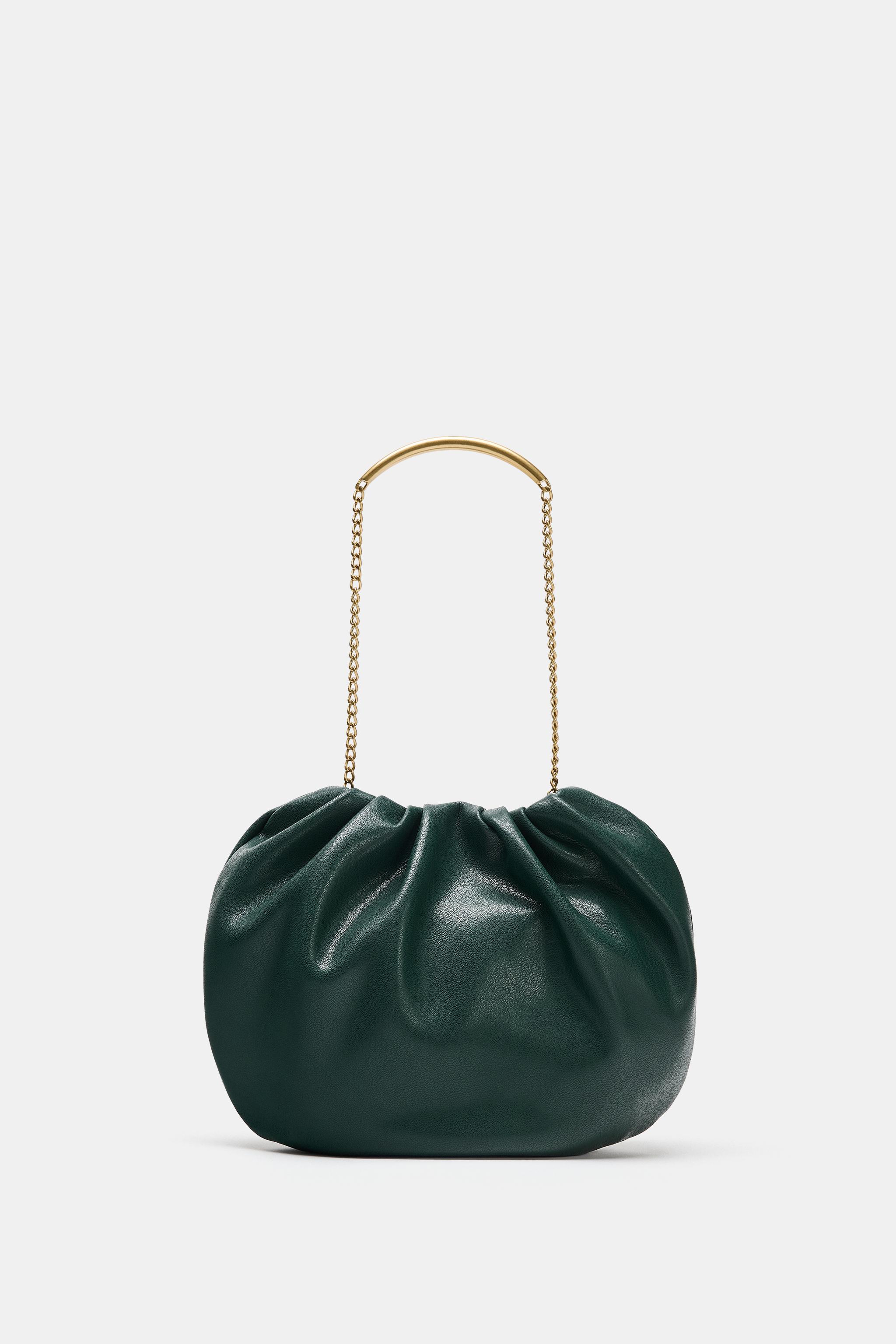 СУМКА С ПЛЕЧЕВЫМ РЕМНЕМ И ЦЕПОЧКОЙ — ZARA