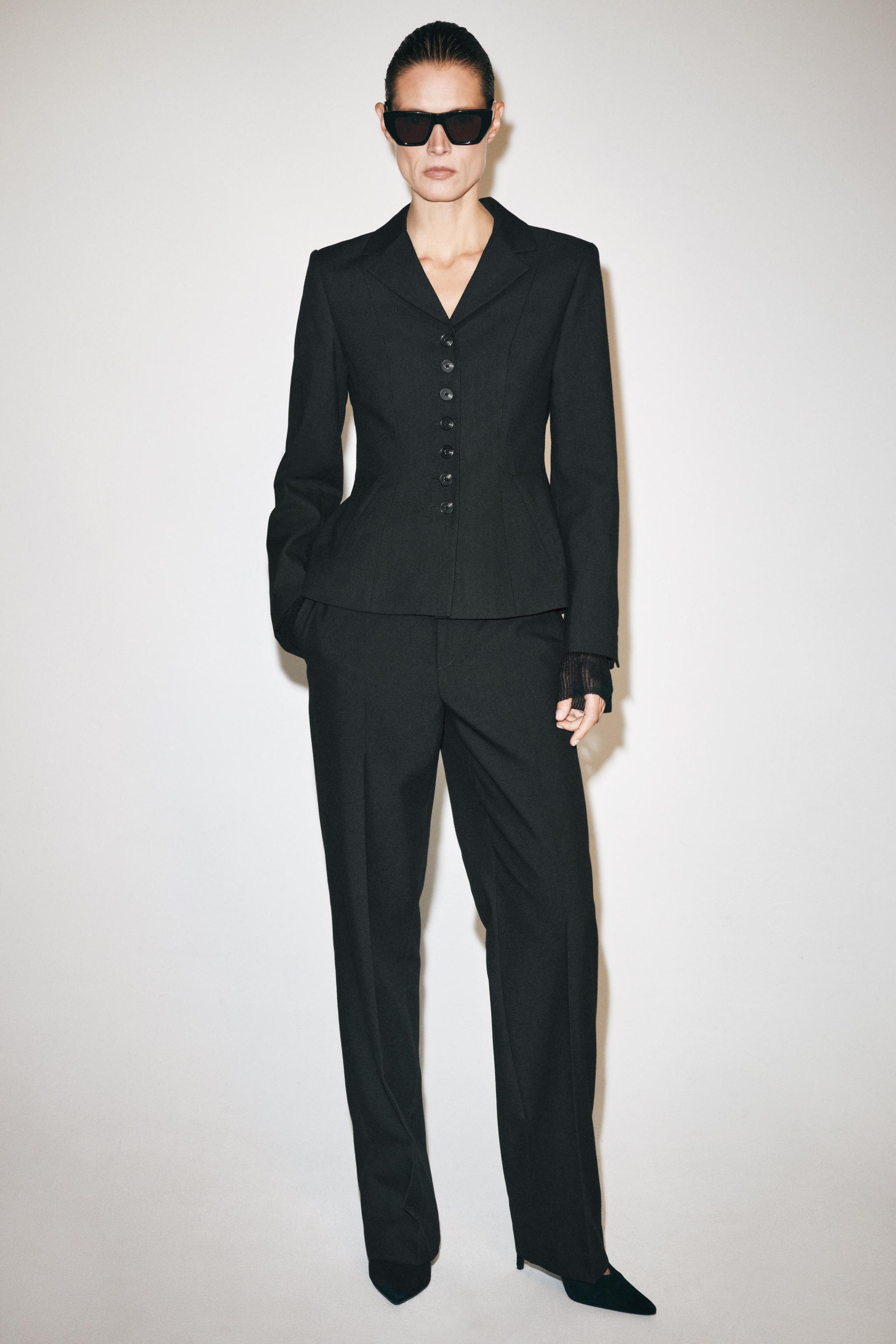 БРЮКИ ПРЯМОГО КРОЯ ZW COLLECTION — ZARA