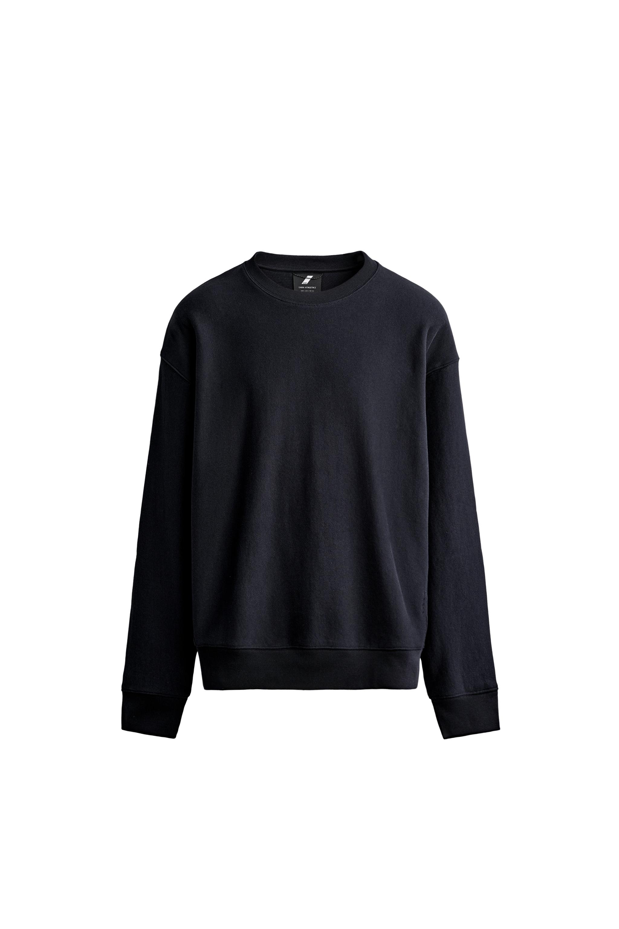 ХЛОПКОВАЯ ТОЛСТОВКА С КРУГЛЫМ ВЫРЕЗОМ — ZARA