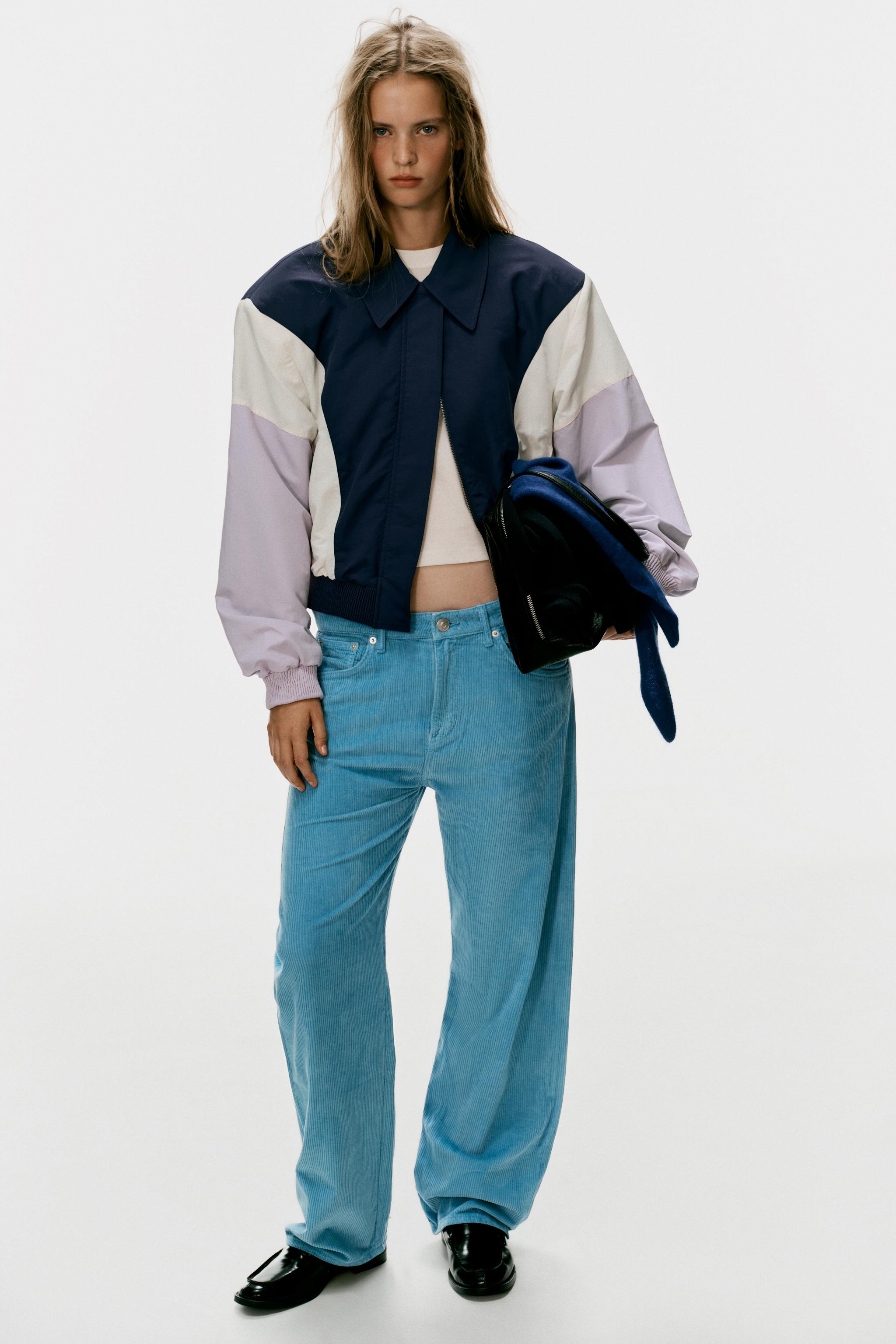 CORDUROY BOYFRIEND TROUSERS — ZARA