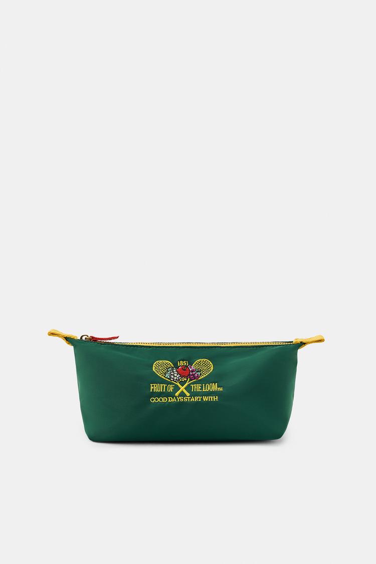 Нейлоновая косметичка Fruit of the Loom™ с вышивкой