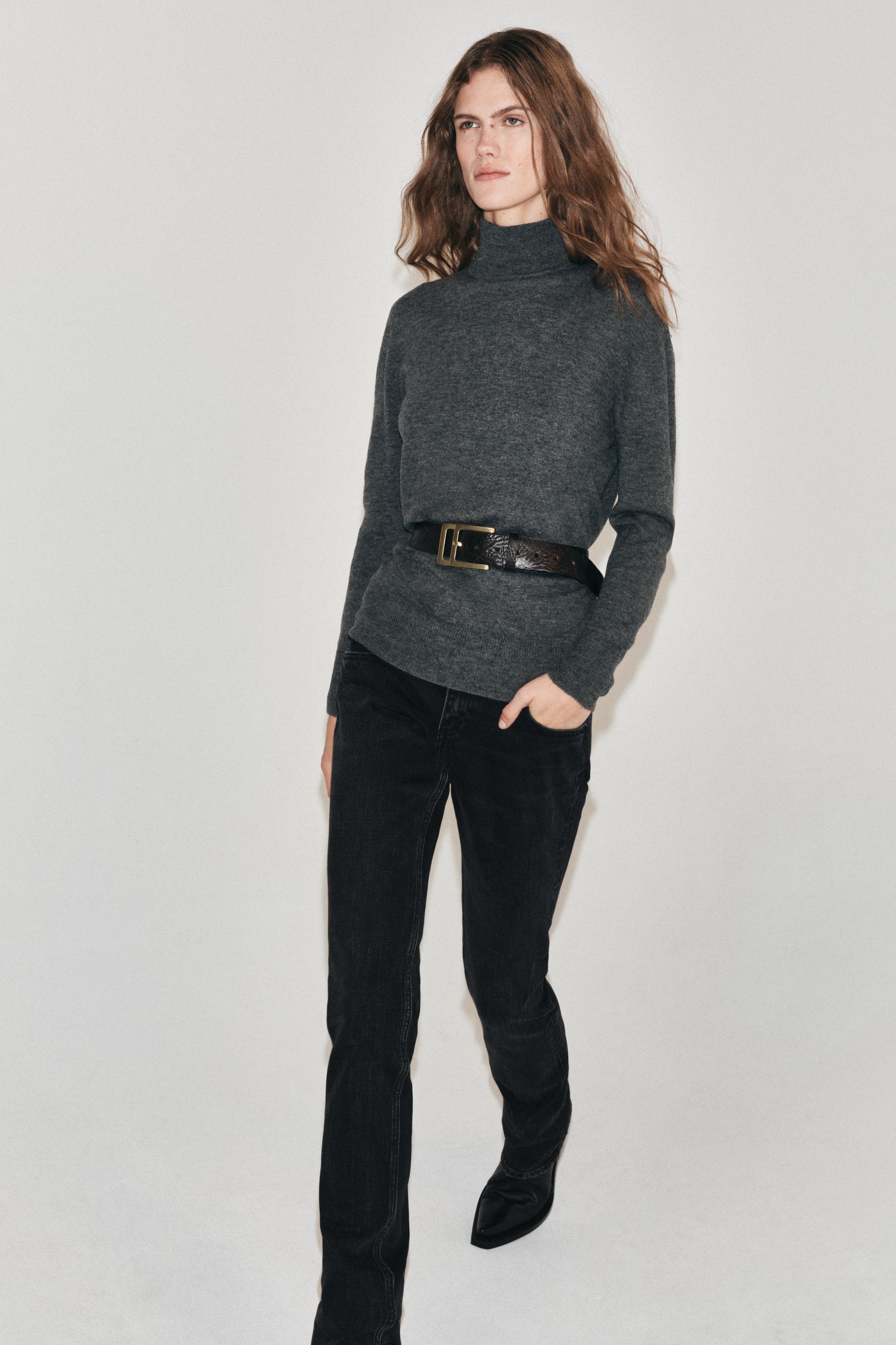 СВИТЕР ИЗ 100% СВЕРХМЯГКОЙ ШЕРСТИ — ZARA