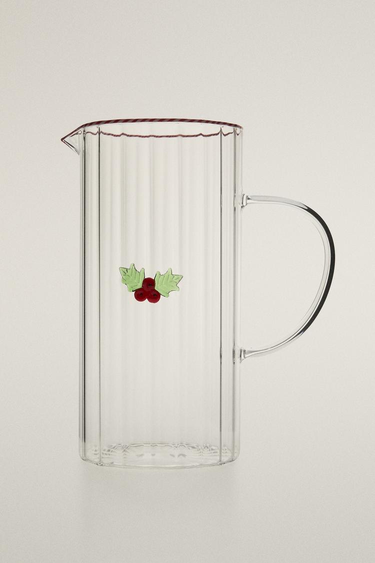 BOROSILICATE HOLLY JUG