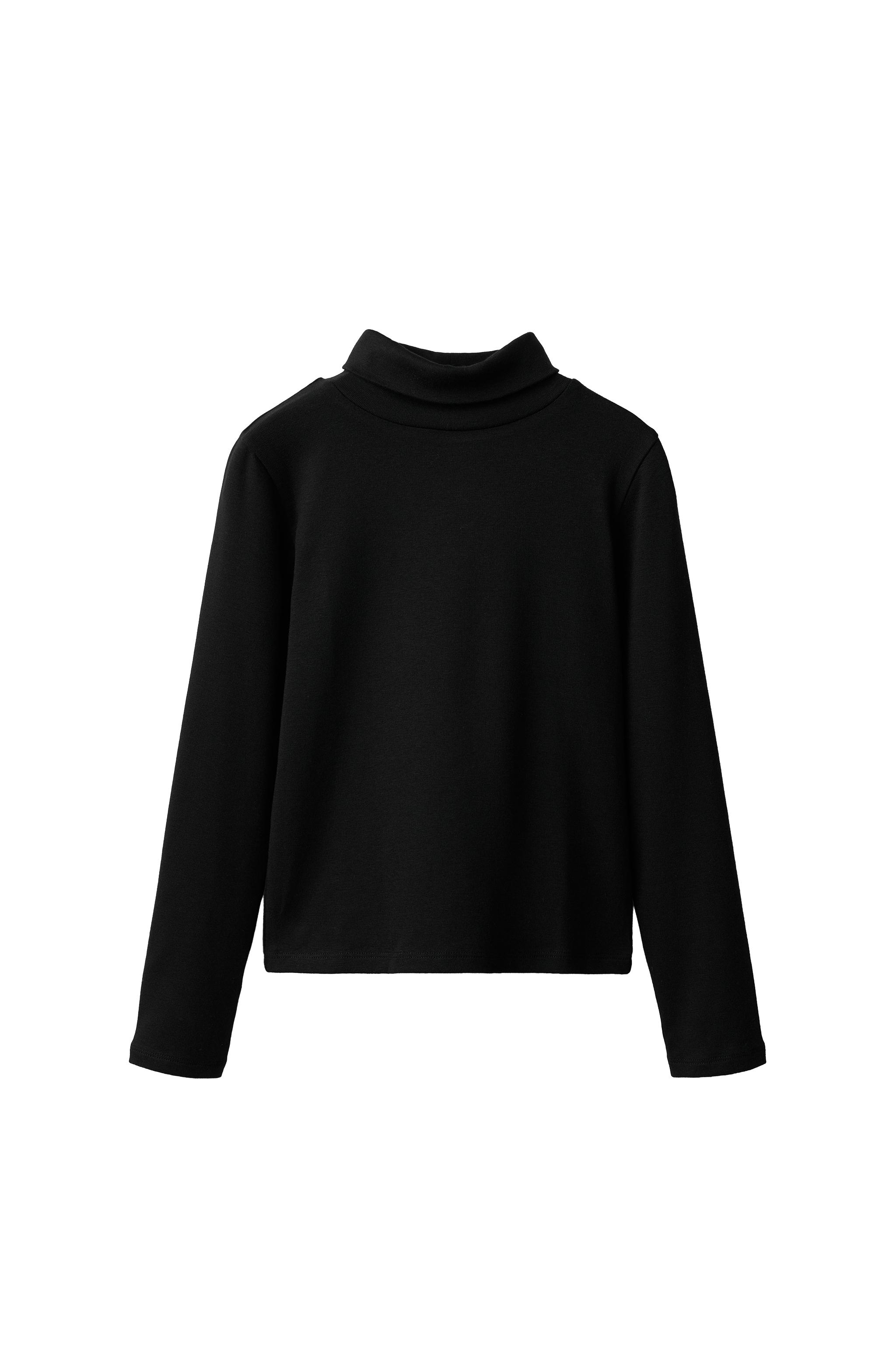 ФУТБОЛКА С ВОРОТНИКОМ-СТОЙКОЙ — ZARA