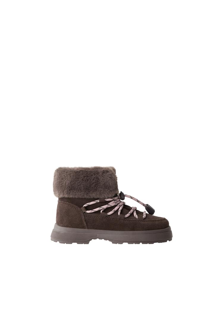 LEATHER LINED ANKLE BOOTS