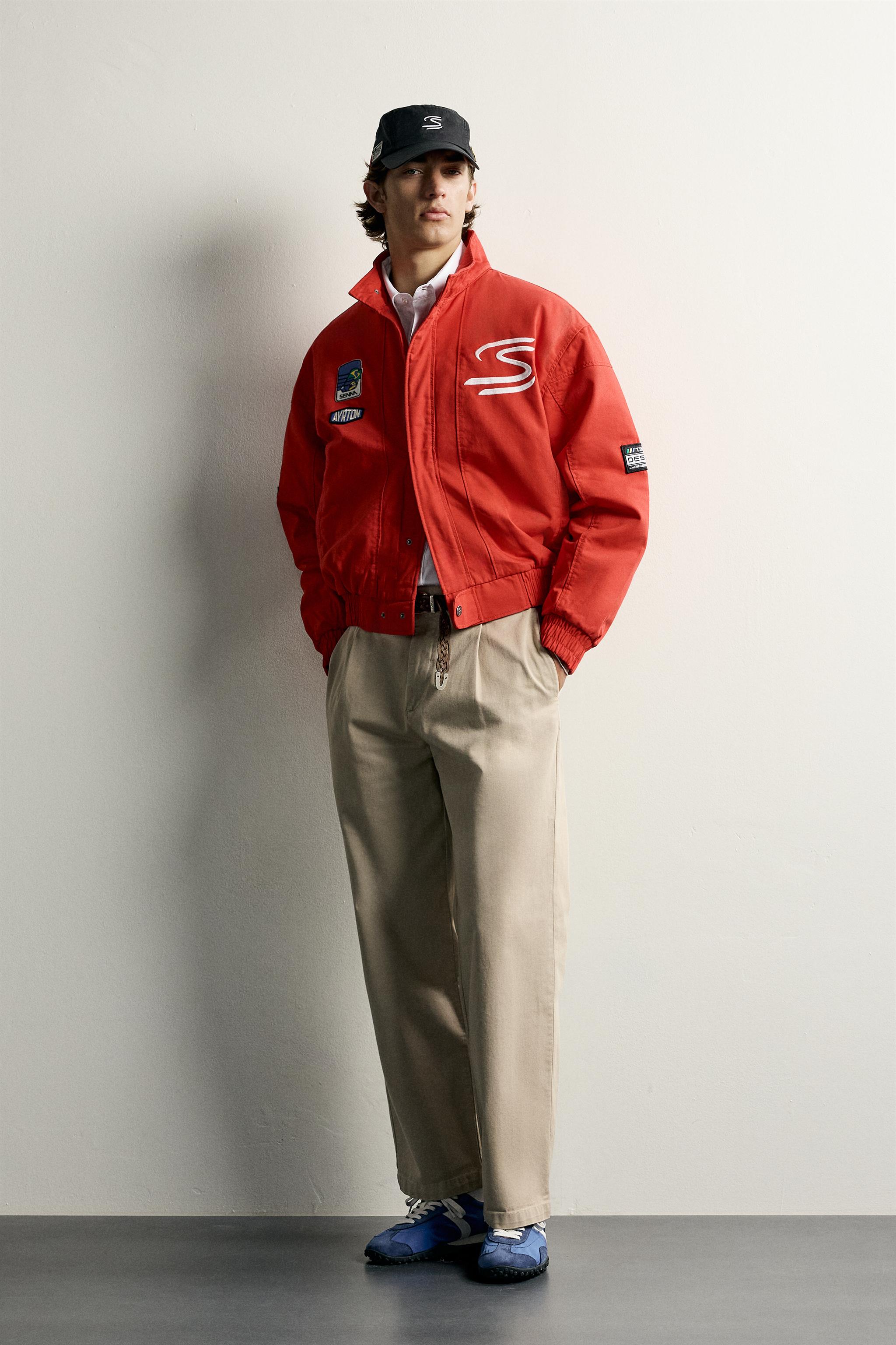 СТЕГАНАЯ КУРТКА С НАШИВКАМИ AYRTON SENNA © SENNA BRANDS — ZARA