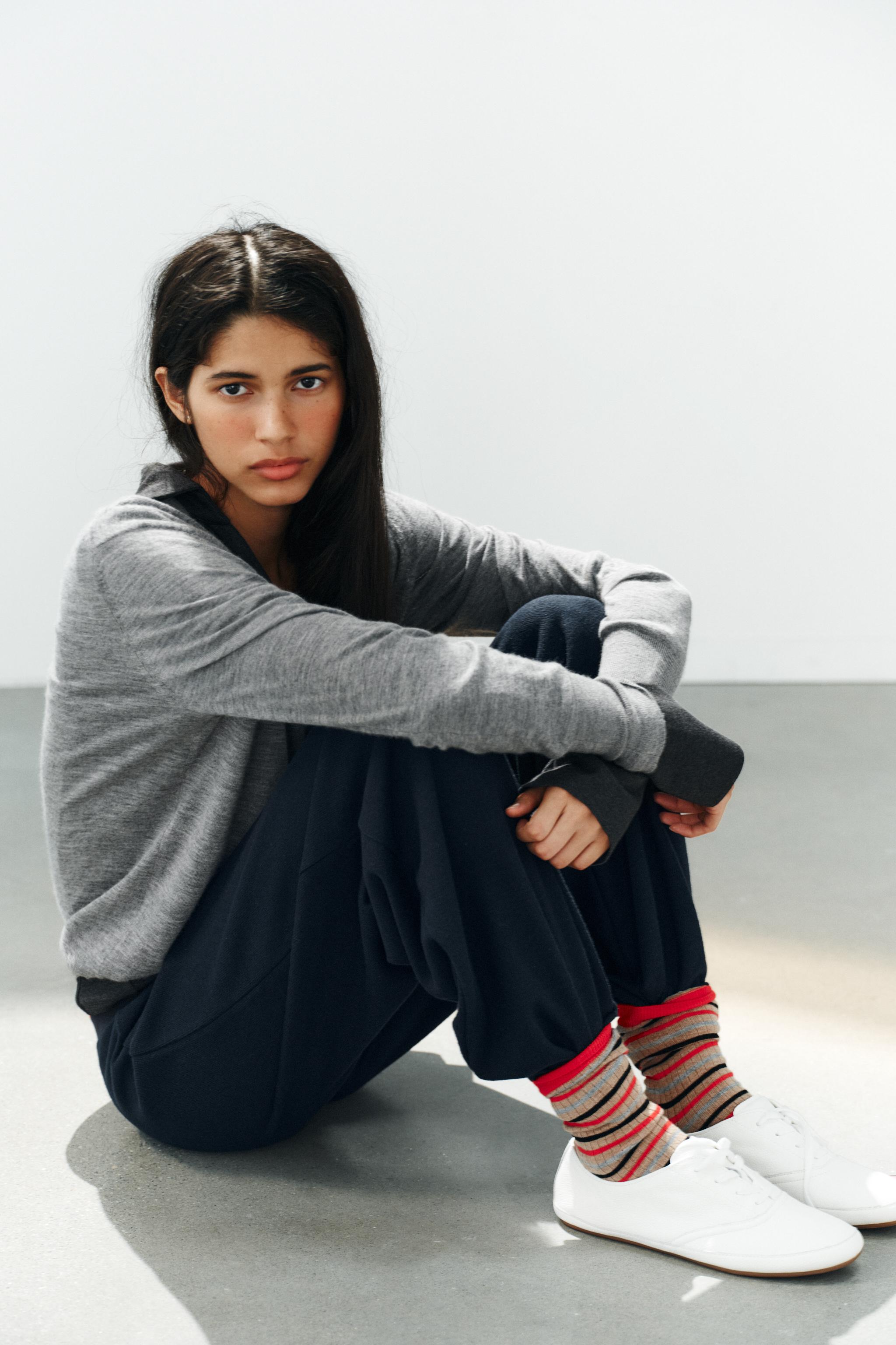 НОСКИ В РУБЧИК В ПОЛОСКУ — ZARA