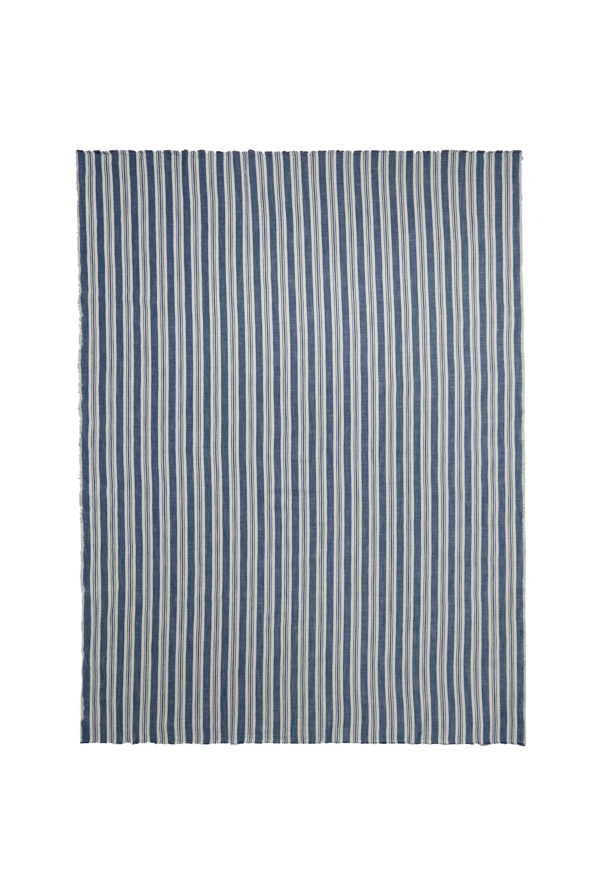 Плед из хлопка в полоску — Zara Home