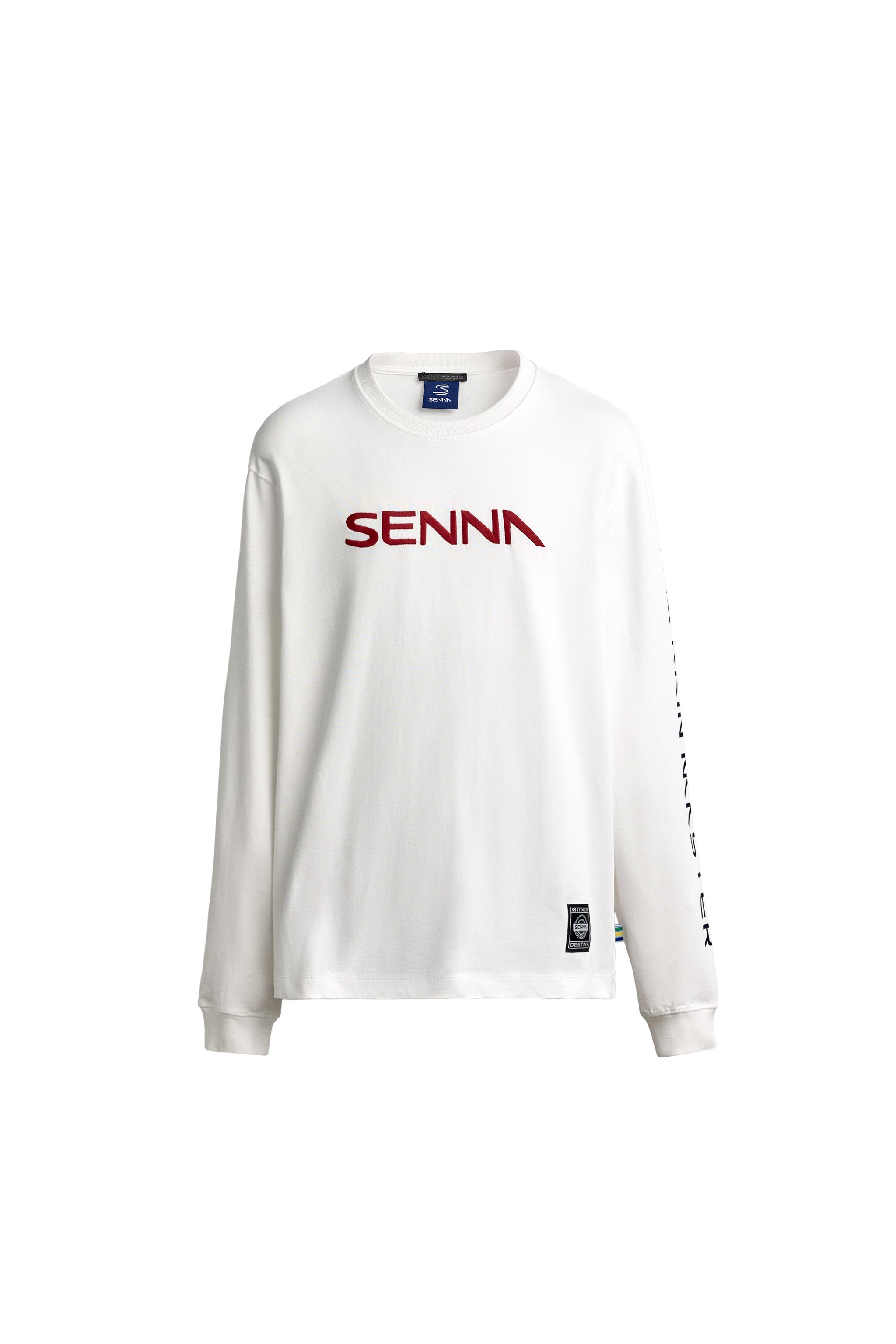 ФУТБОЛКА С ПРИНТОМ AYRTON SENNA © — ZARA