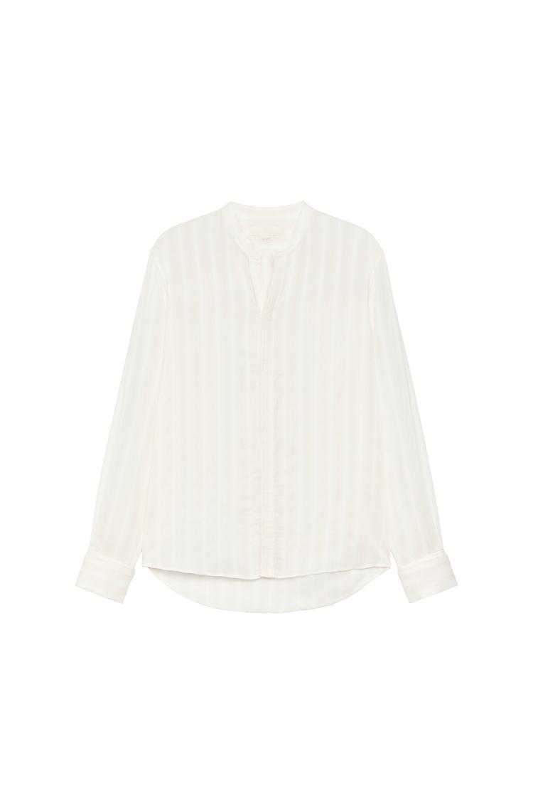 FLUID JACQUARD STRIPE SHIRT