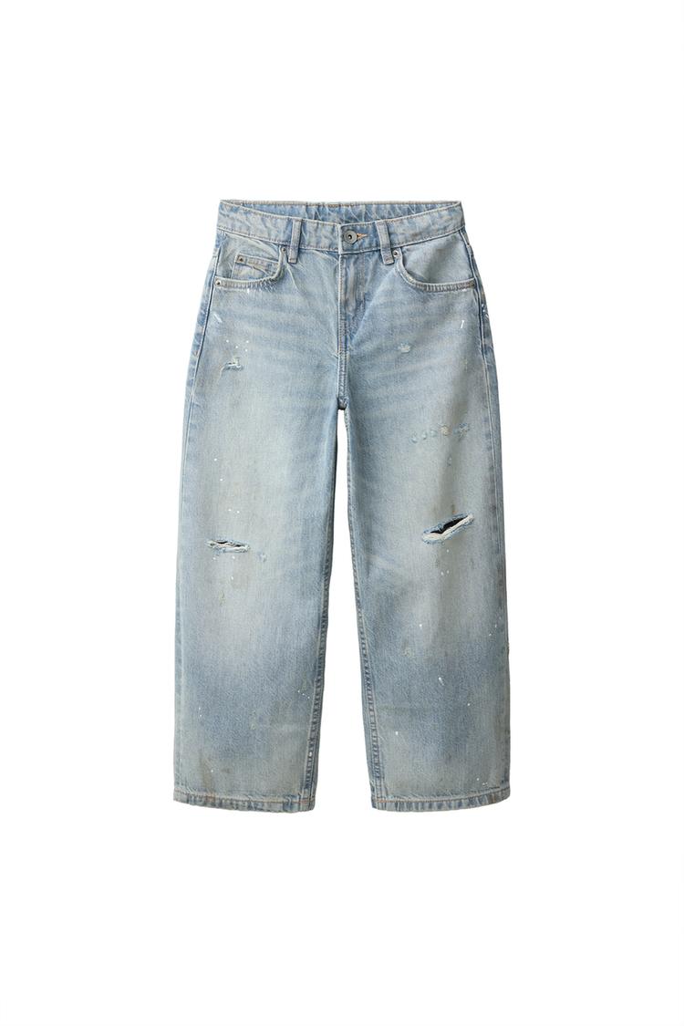 ДЖИНСЫ BAGGY С РАЗРЕЗАМИ