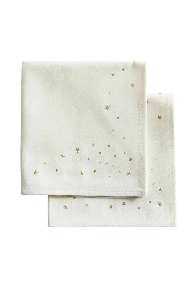 CHRISTMAS STAR COTTON NAPKINS
