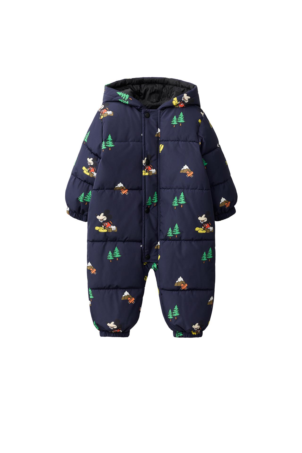 СТЕГАНЫЙ КОМБИНЕЗОН WATER REPELLENT MICKEY MOUSE © DISNEY — ZARA