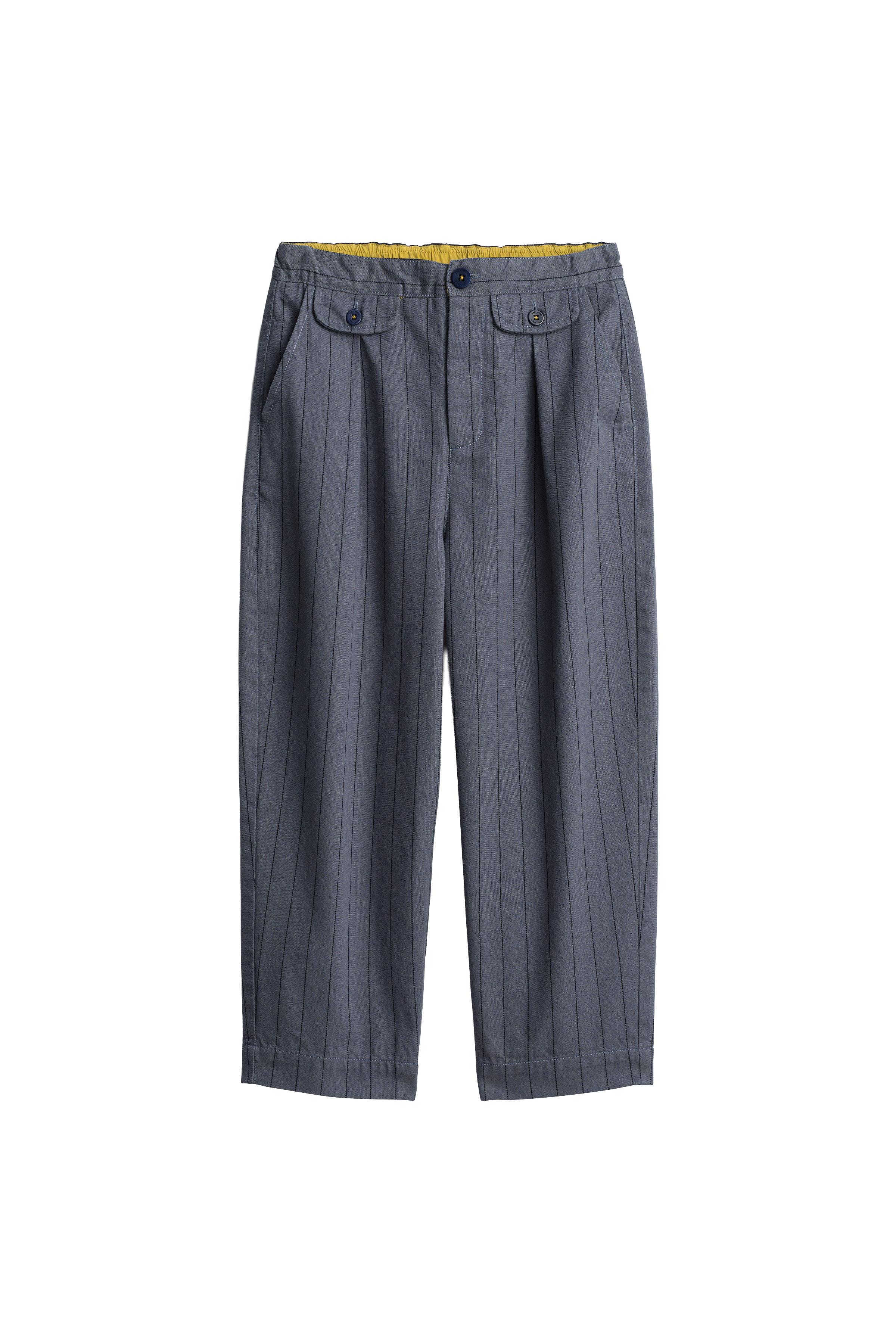 LIMITED EDITION STRIPED RELAXED FIT TROUSERS — ZARA