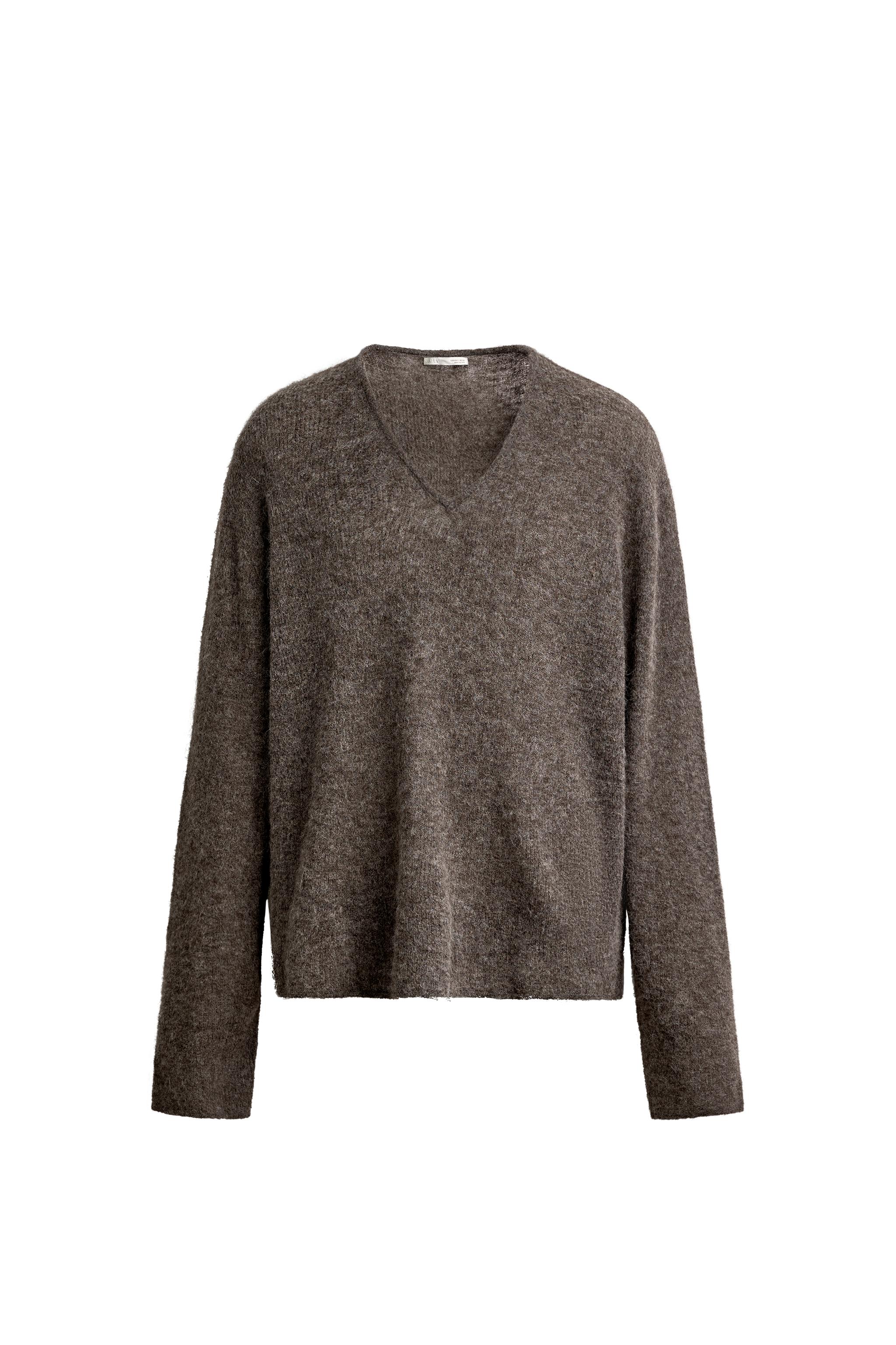 TEXTURED RELAXED FIT JUMPER — ZARA