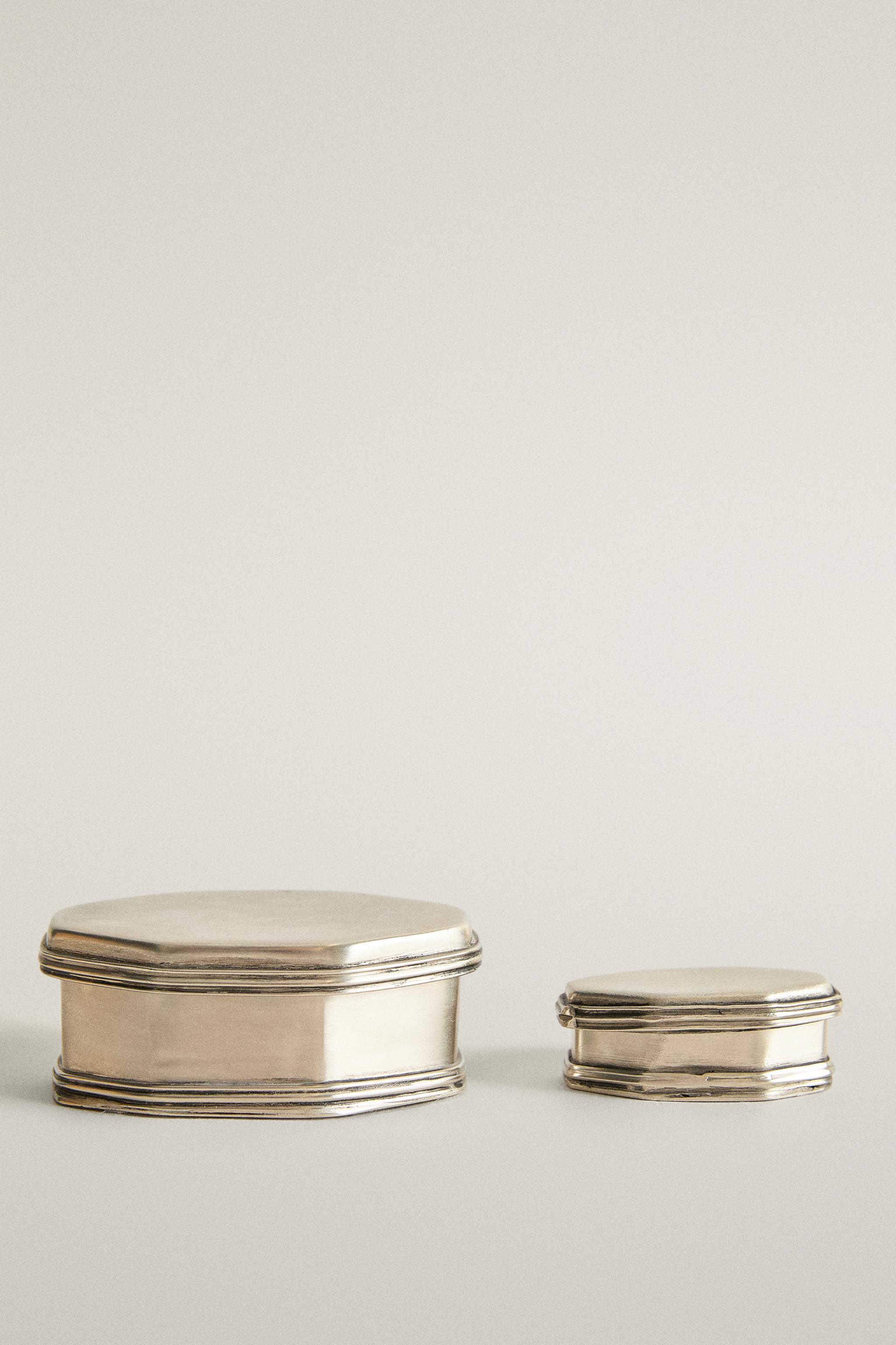 OCTAGONAL METAL BOX — Zara Home