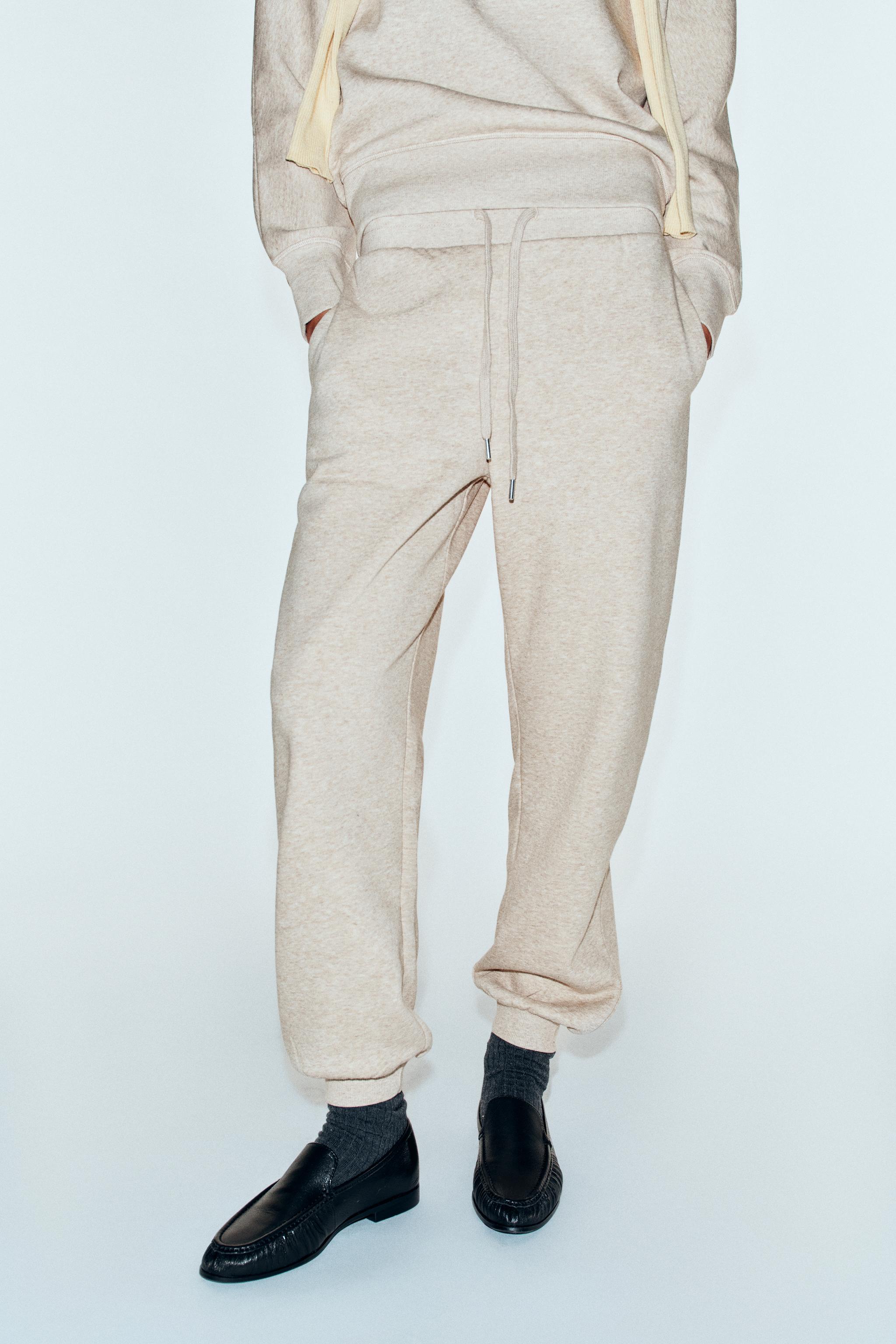 БАЗОВЫЕ БРЮКИ-ДЖОГГЕРЫ ИЗ МЯГКОЙ ТКАНИ — ZARA