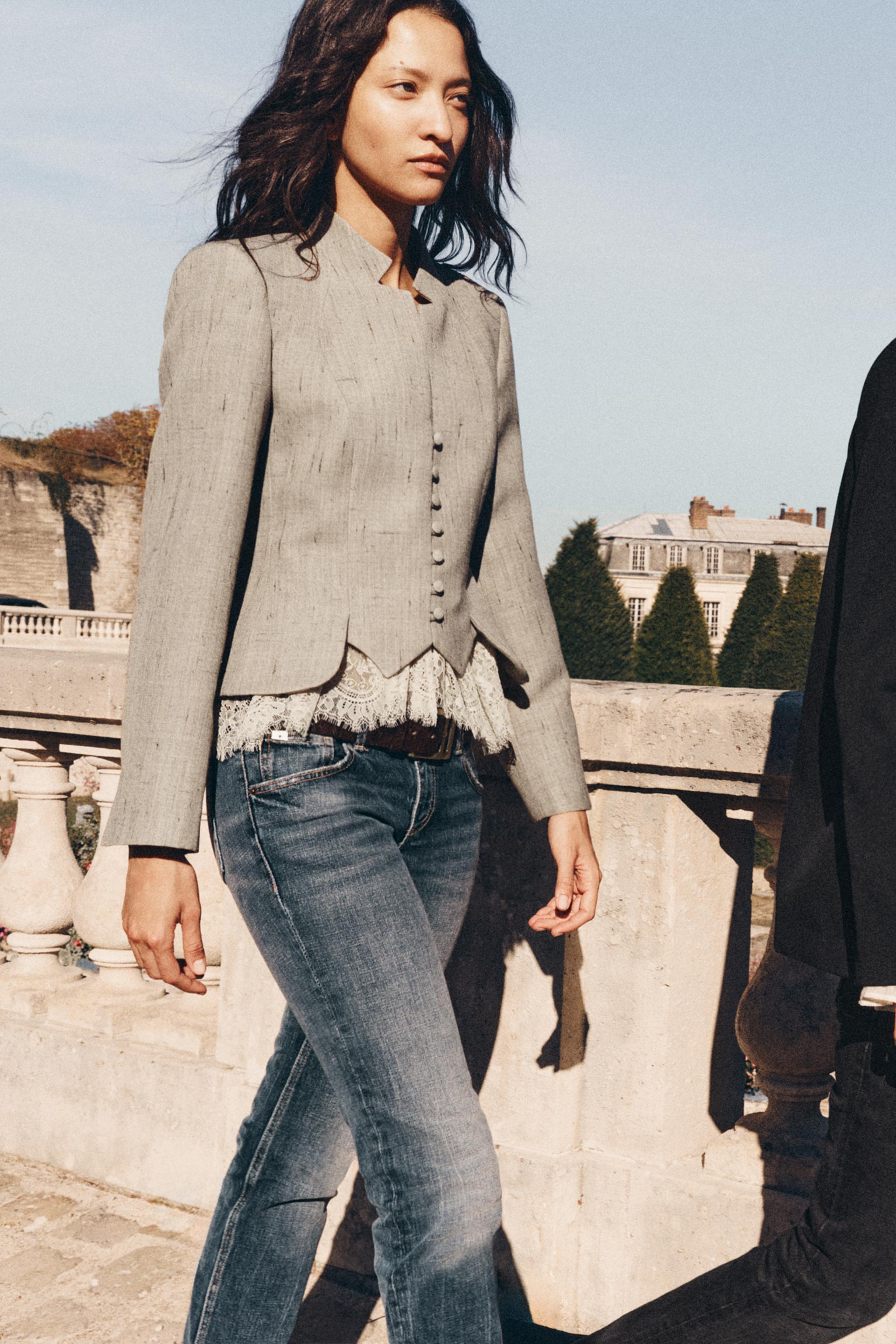 ZW COLLECTION BLAZER WITH WOOL BLEND — ZARA