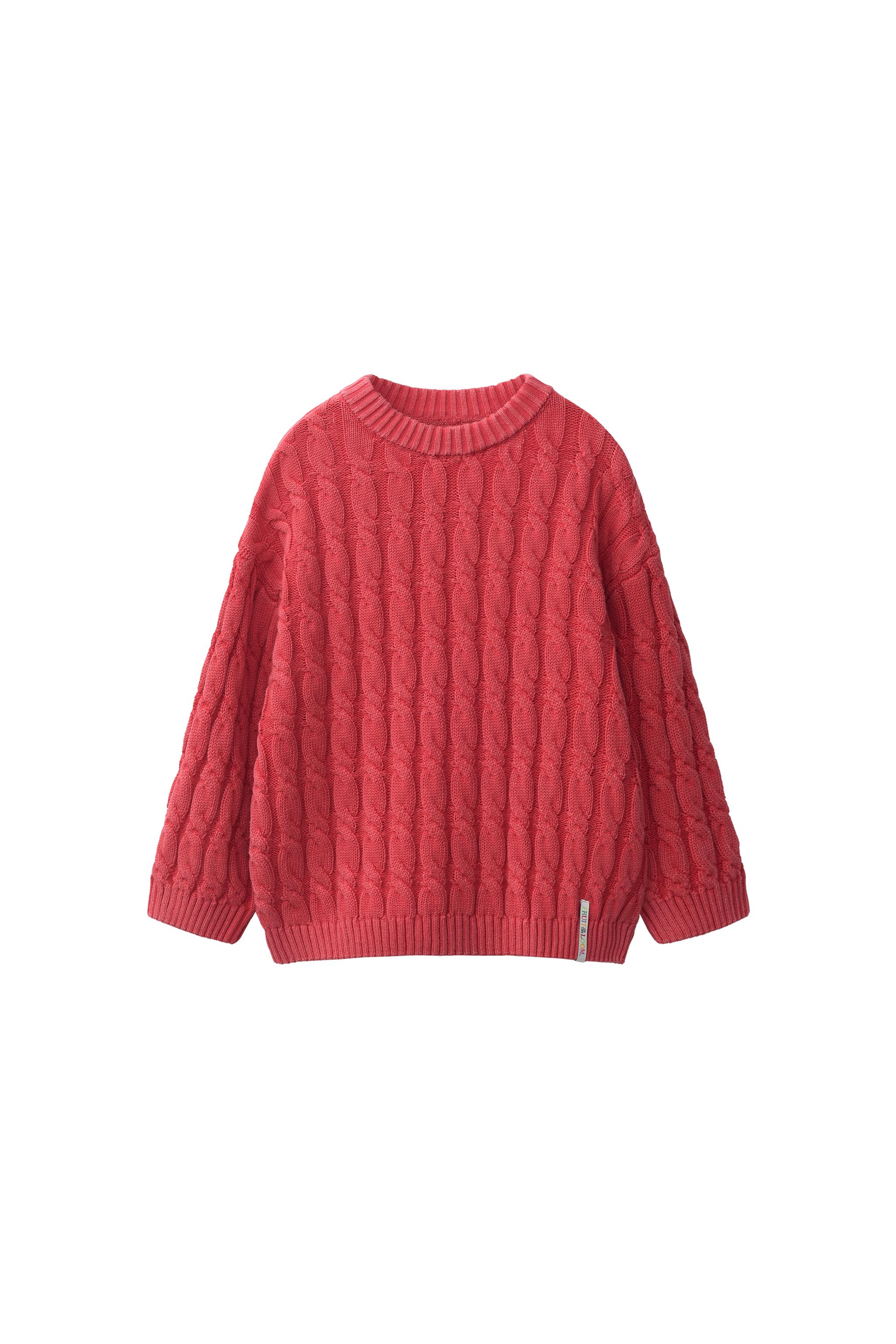Джемпер с фактурным узором "кос" FRUIT OF THE LOOM™ — ZARA