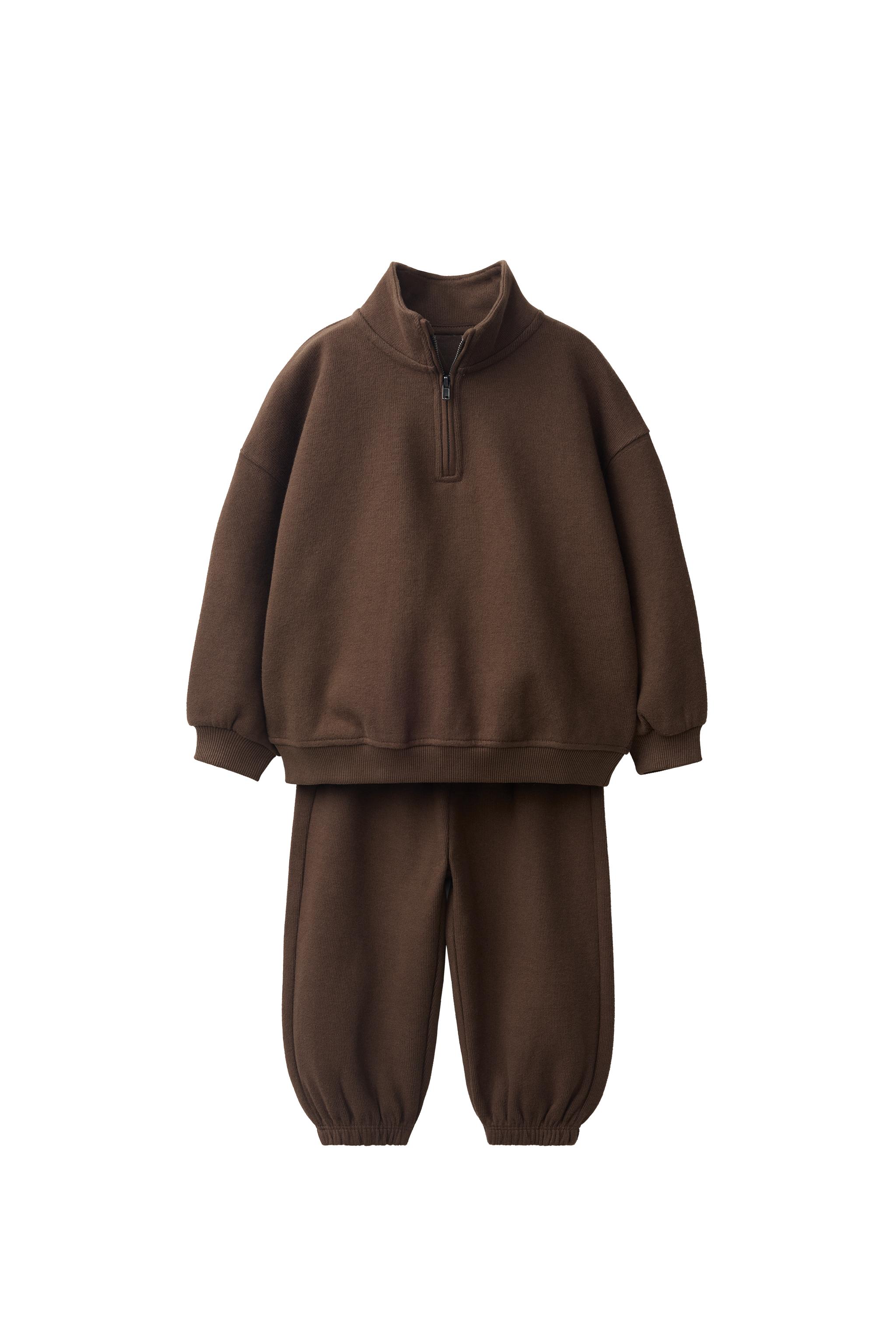 КОМПЛЕКТ ИЗ ТОЛСТОВКИ И БРЮК-ДЖОГГЕРОВ — ZARA