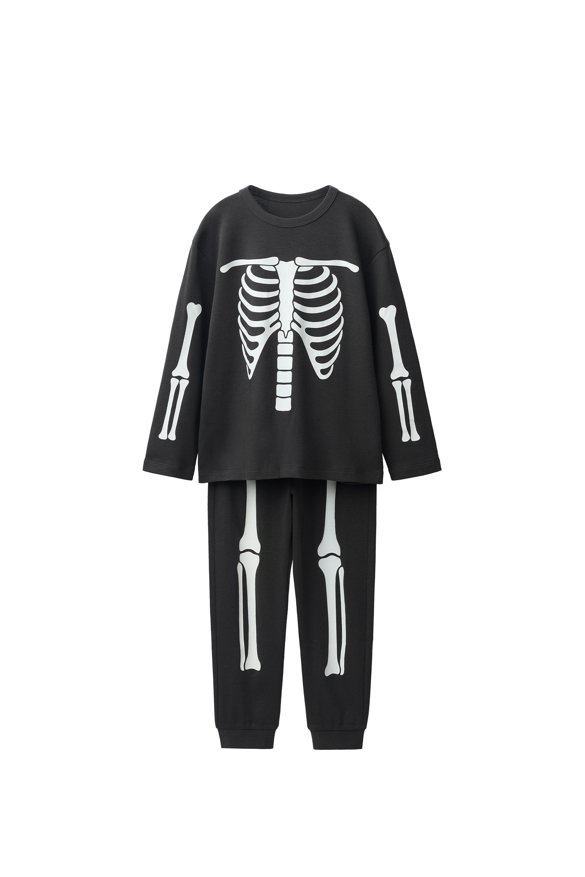Пижама со светящимся в темноте скелетом 1 1/2-6 лет — ZARA