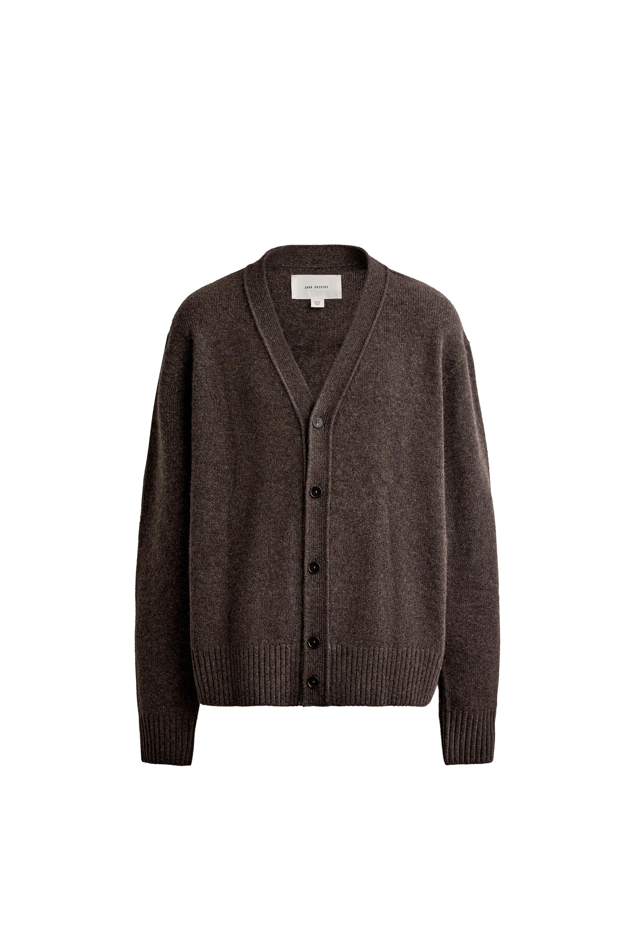 REGULAR FIT 100% CASHMERE CARDIGAN — ZARA